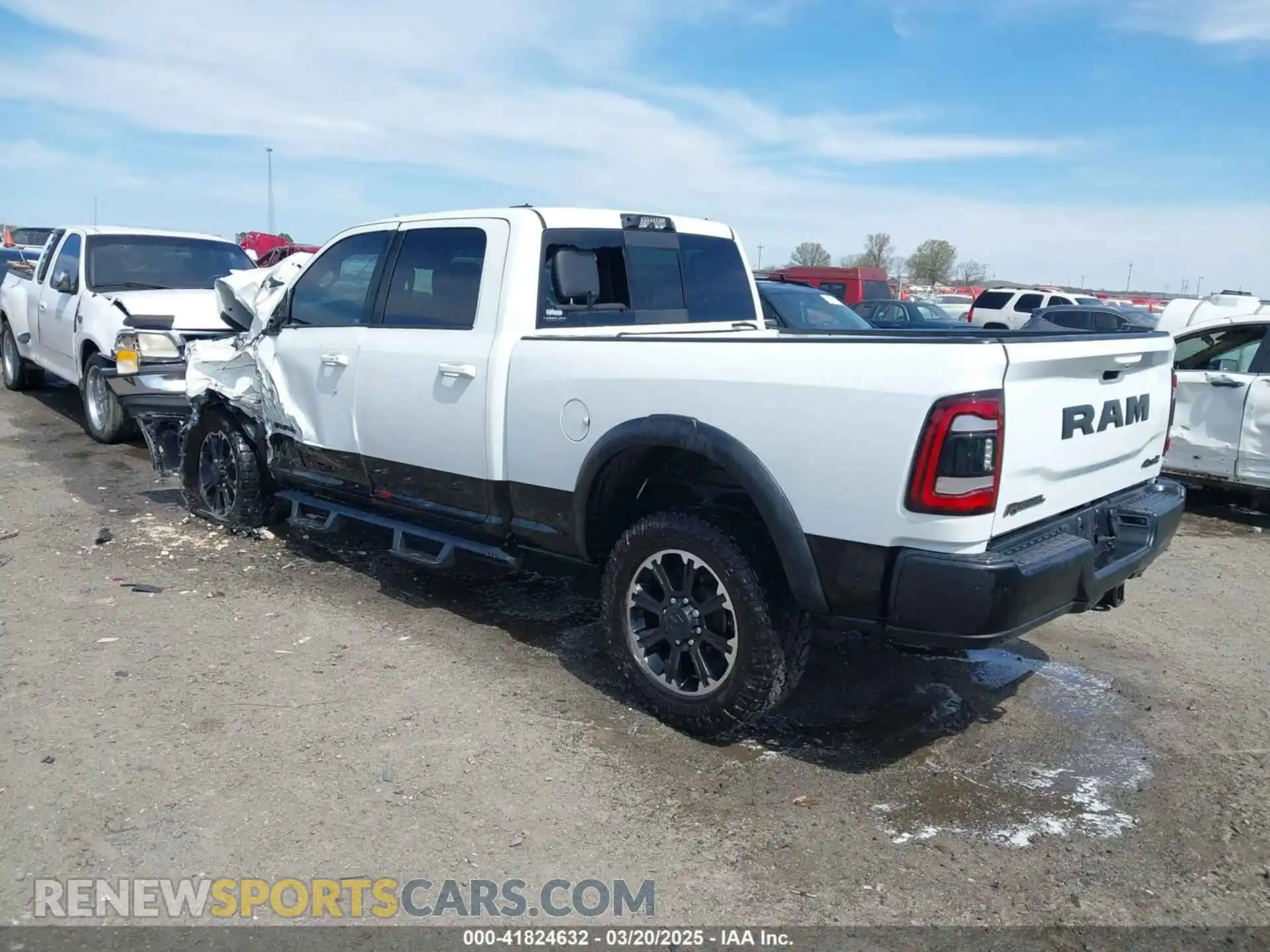 3 Photograph of a damaged car 3C6UR5EJ2RG278405 RAM 2500 2024