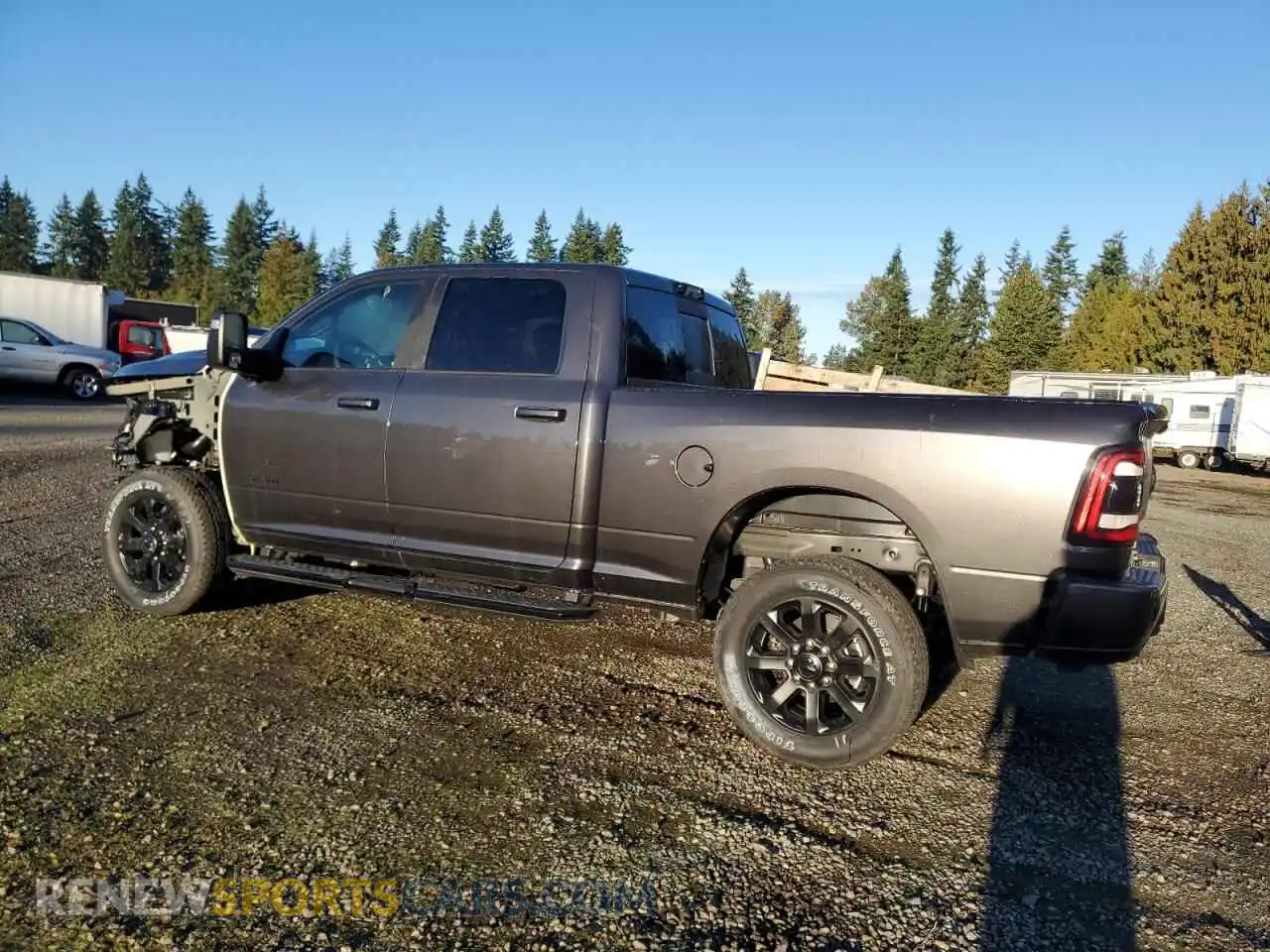 2 Photograph of a damaged car 3C6UR5FL1RG239496 RAM 2500 2024