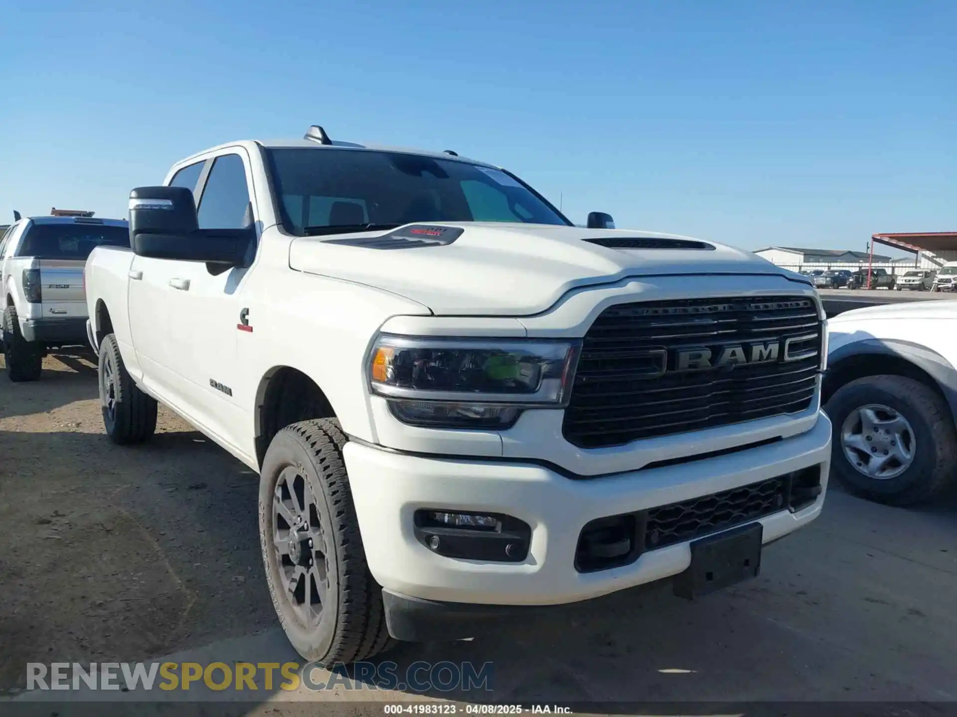 1 Photograph of a damaged car 3C6UR5FL3RG312836 RAM 2500 2024