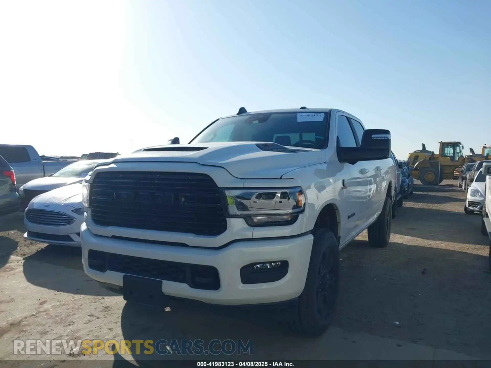 2 Photograph of a damaged car 3C6UR5FL3RG312836 RAM 2500 2024
