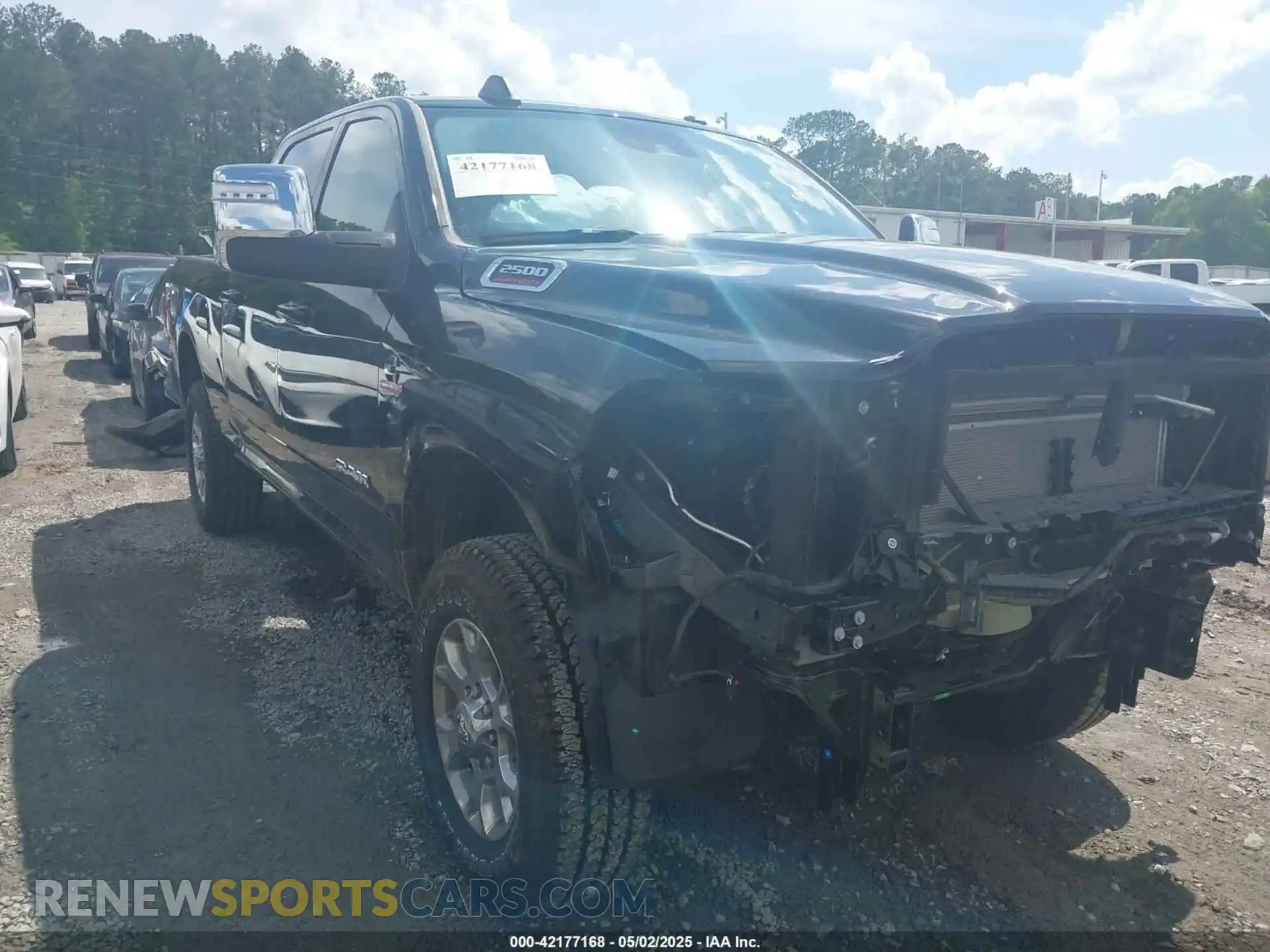 1 Photograph of a damaged car 3C6UR5FL3RG407946 RAM 2500 2024