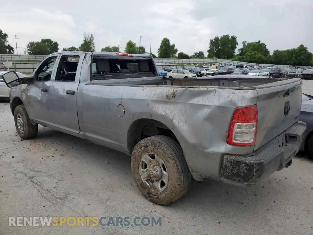 2 Photograph of a damaged car 3C6UR5HJ2RG190059 RAM 2500 2024