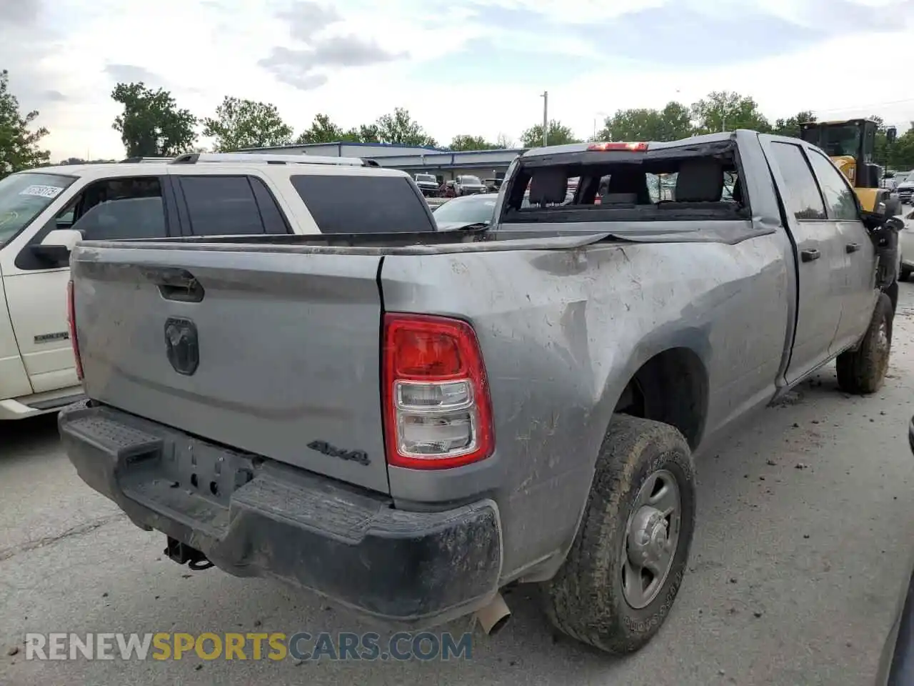 3 Photograph of a damaged car 3C6UR5HJ2RG190059 RAM 2500 2024