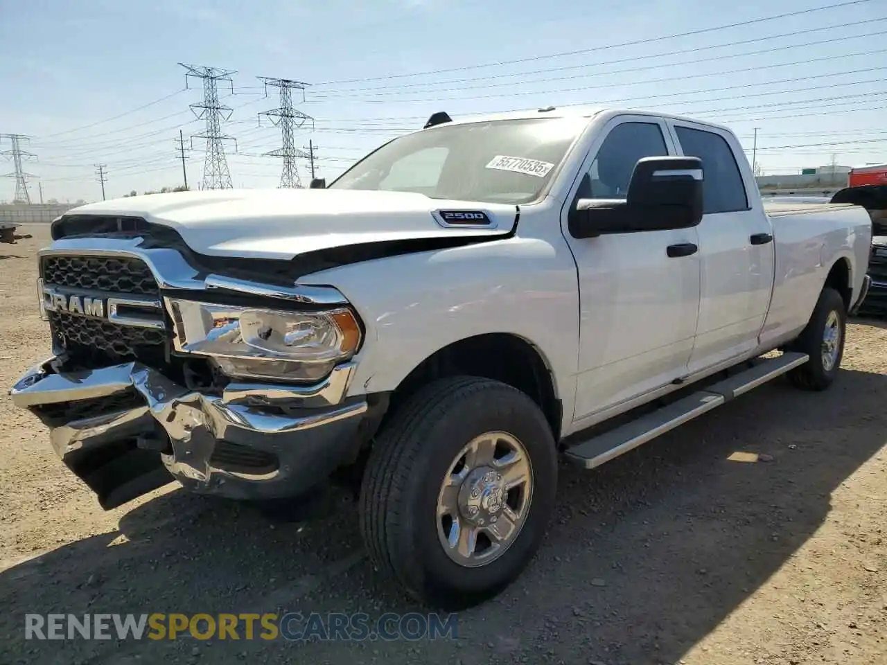 1 Photograph of a damaged car 3C6UR5HJ9RG268806 RAM 2500 2024