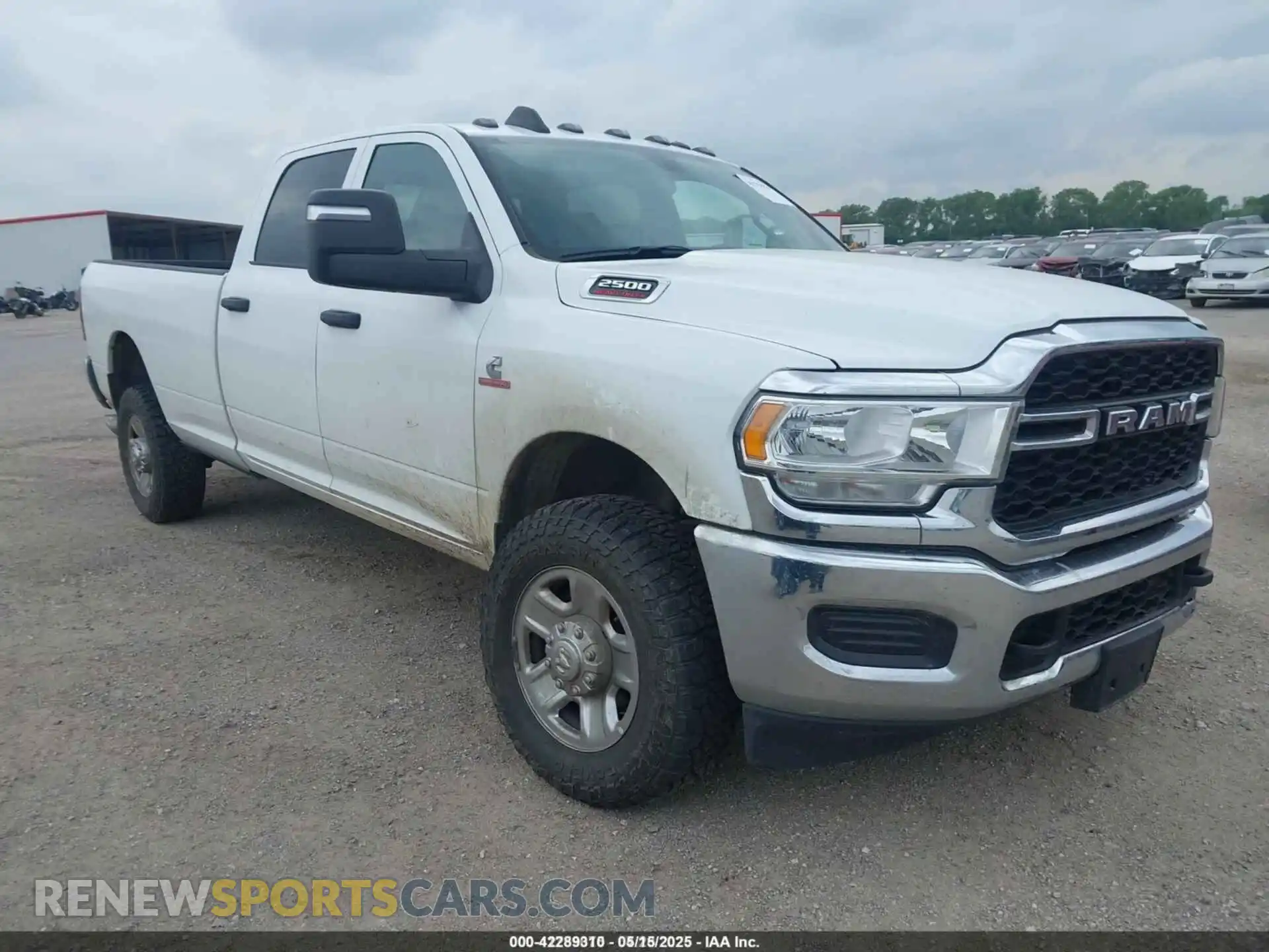 1 Photograph of a damaged car 3C6UR5HL0RG103115 RAM 2500 2024