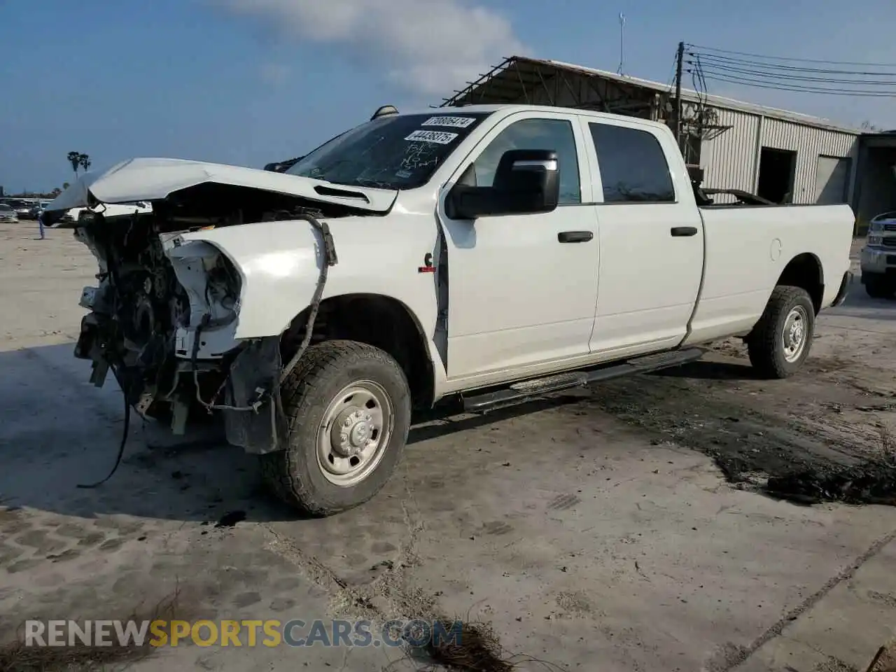 1 Photograph of a damaged car 3C6UR5HLXRG139877 RAM 2500 2024