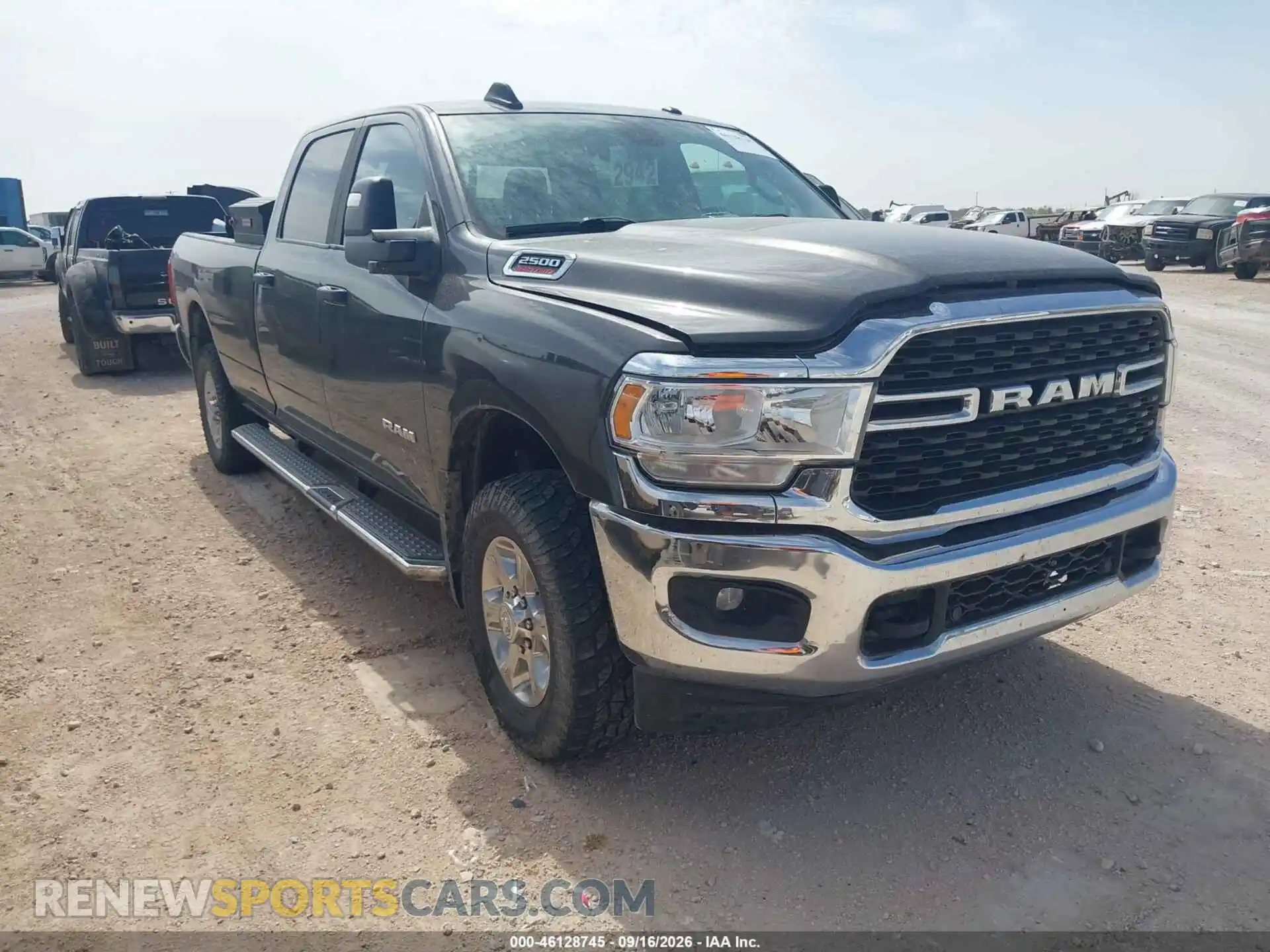 1 Photograph of a damaged car 3C6UR5JJ9RG192885 RAM 2500 2024