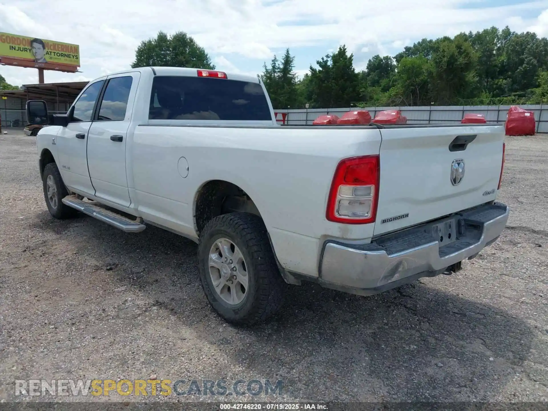3 Photograph of a damaged car 3C6UR5JL3RG337694 RAM 2500 2024