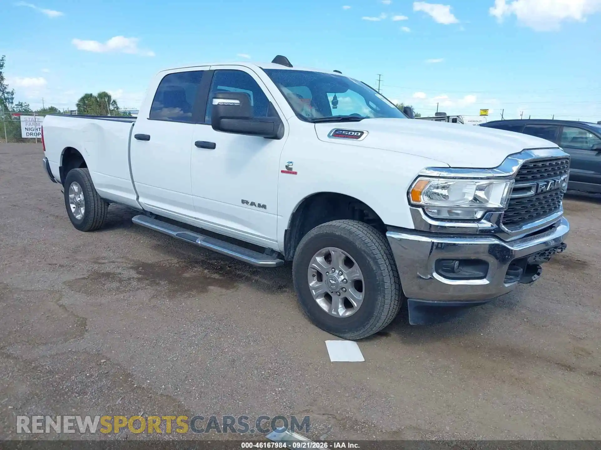 1 Photograph of a damaged car 3C6UR5JL8RG340123 RAM 2500 2024