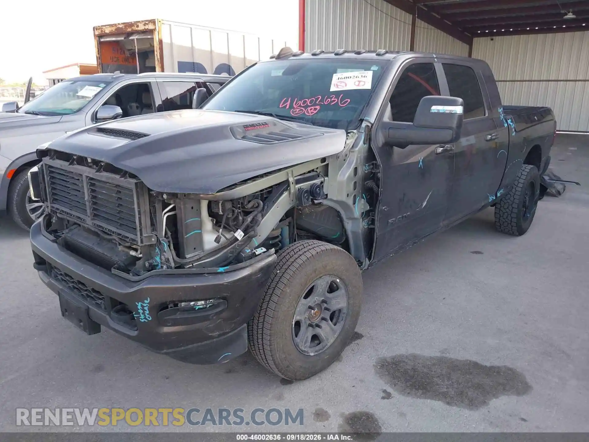 2 Photograph of a damaged car 3C6UR5NL0RG388208 RAM 2500 2024