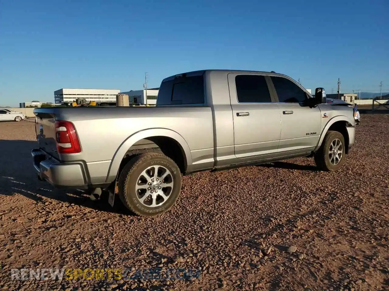3 Photograph of a damaged car 3C6UR5PLXRG236532 RAM 2500 2024