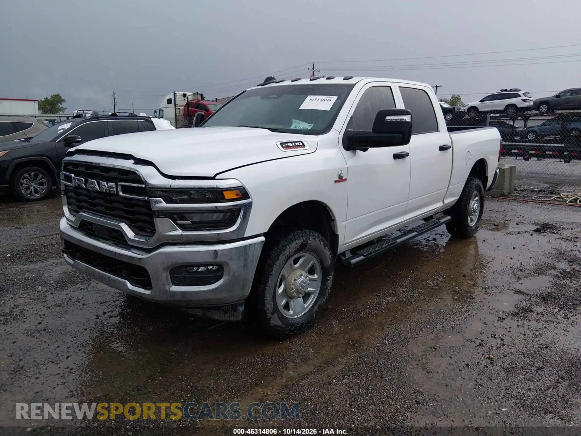 2 Photograph of a damaged car 3C63R5CLXSG553251 RAM 2500 2025