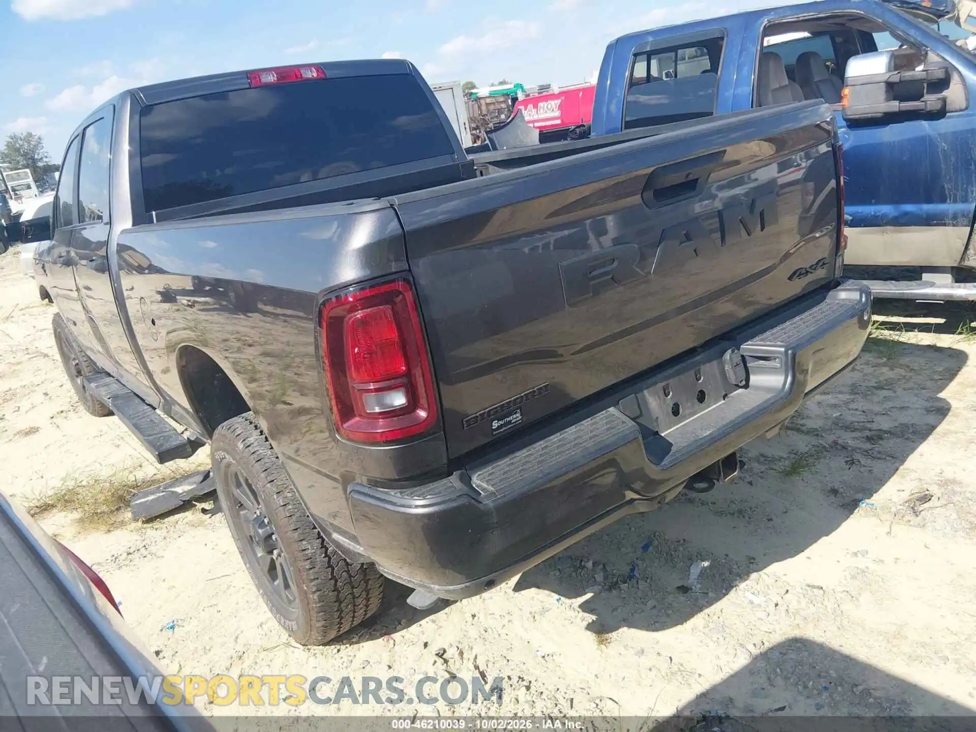 3 fotografías del automóvil dañado 3C63R5DL5SG570120 RAM 2500 2025