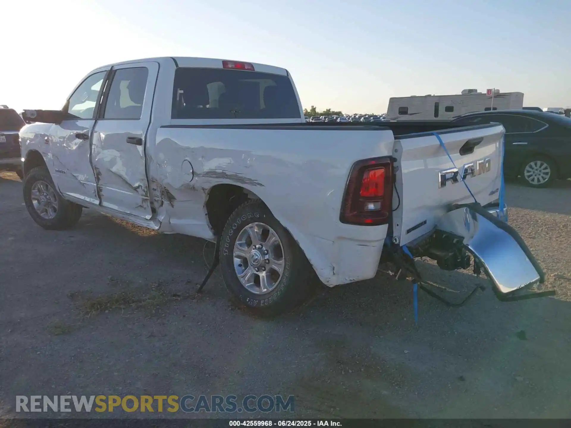 3 Photograph of a damaged car 3C63R5DL7SG528533 RAM 2500 2025