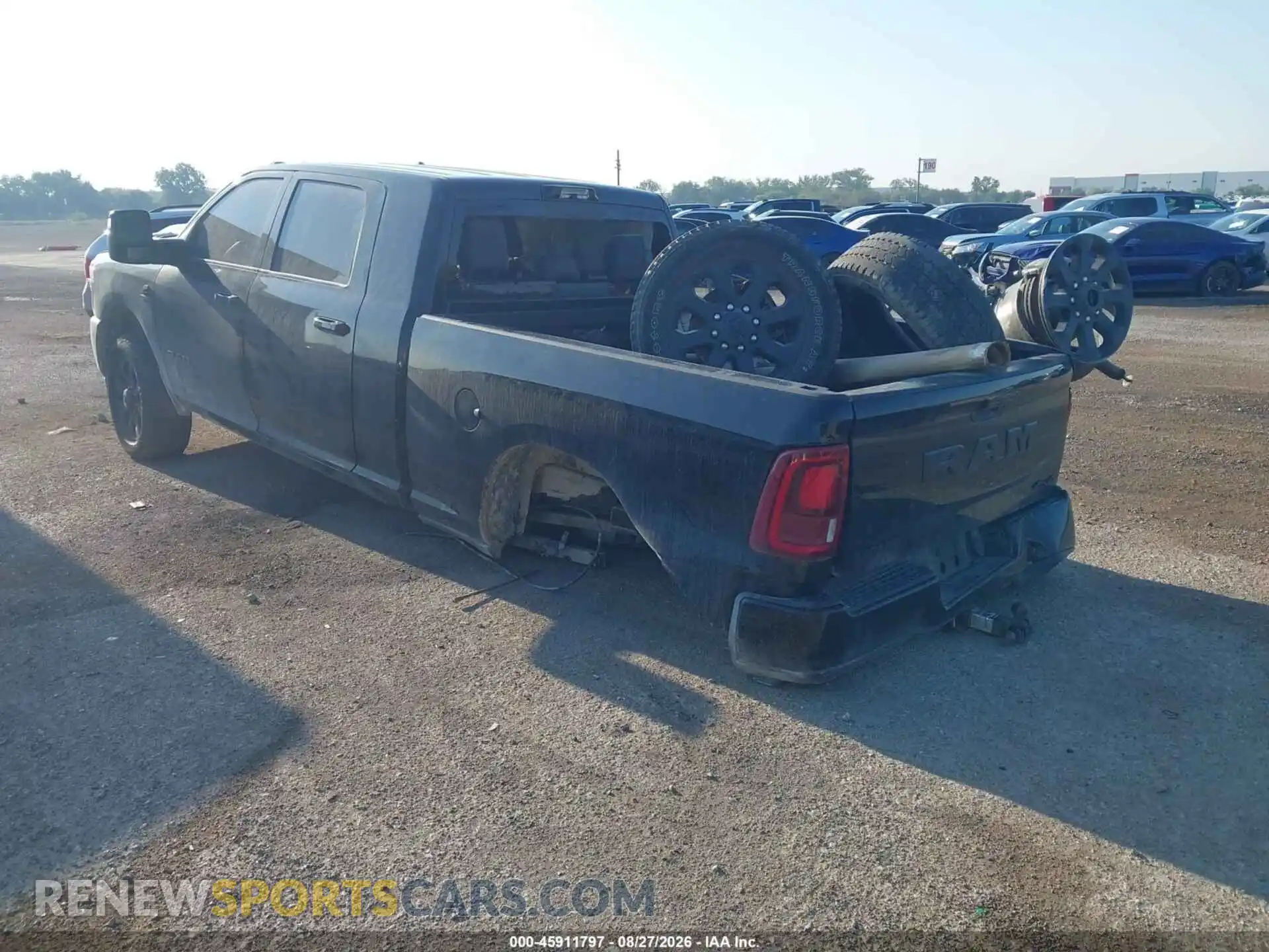 3 Photograph of a damaged car 3C63R5NL7SG504148 RAM 2500 2025