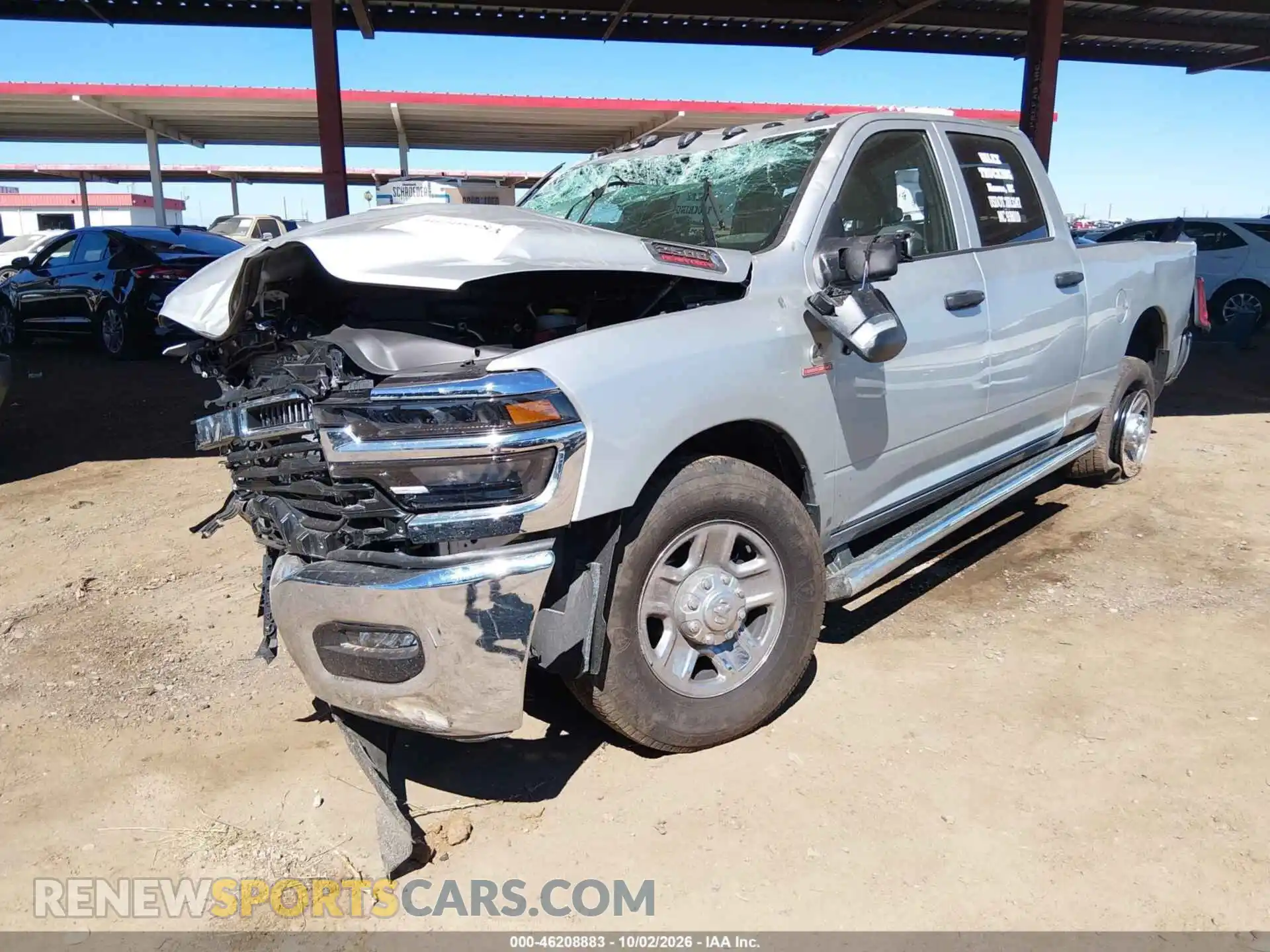 2 Photograph of a damaged car 3C63R4CL0TG366810 RAM 2500 2026