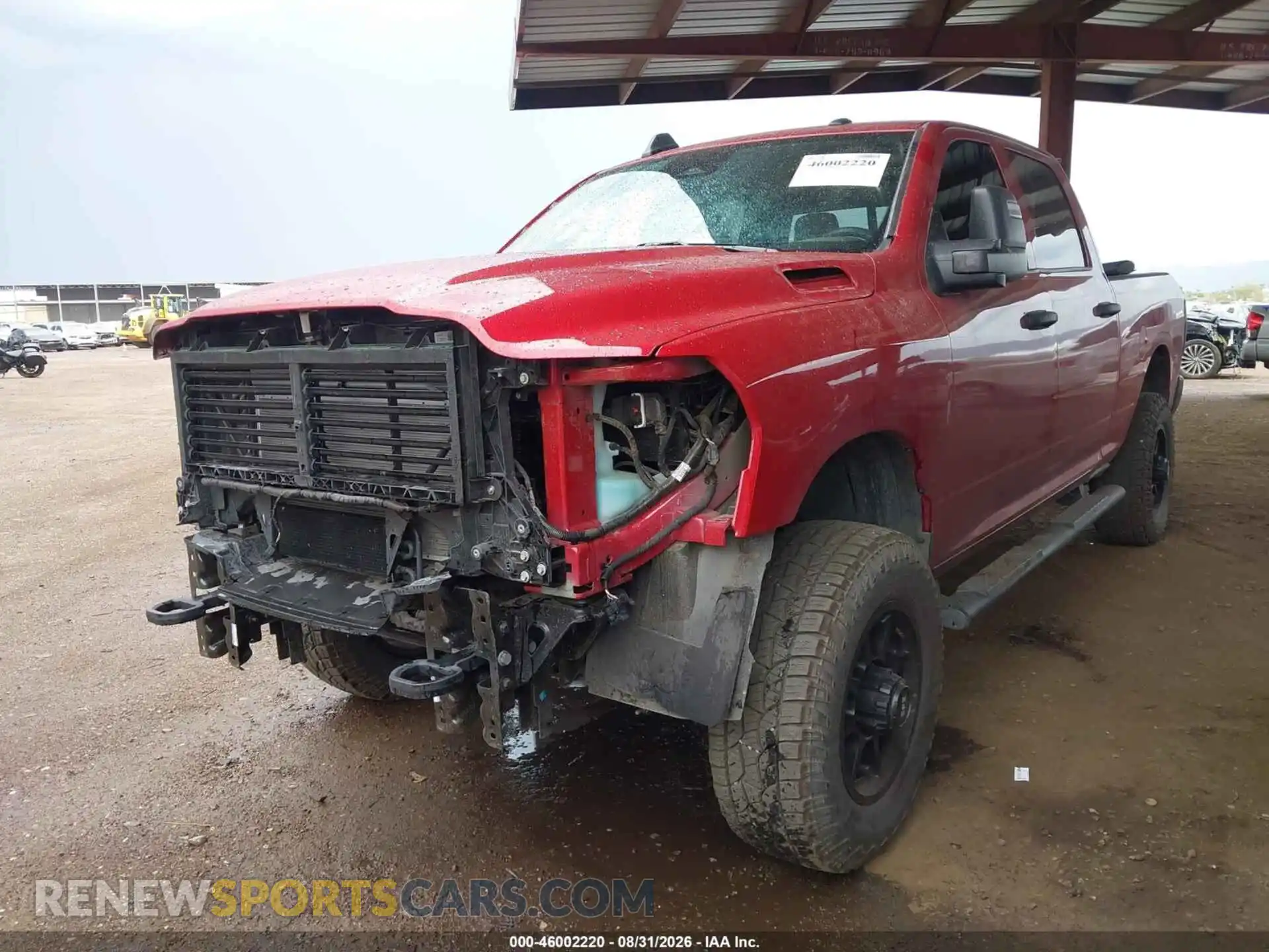 2 Photograph of a damaged car 3C6UR5CJ0TG150366 RAM 2500 2026