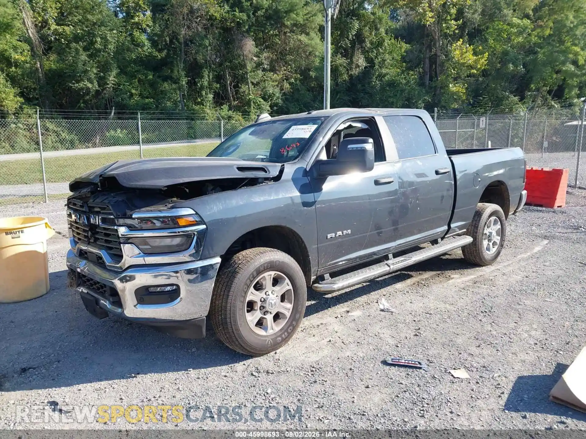 2 Photograph of a damaged car 3C6UR5DJ3TG199088 RAM 2500 2026