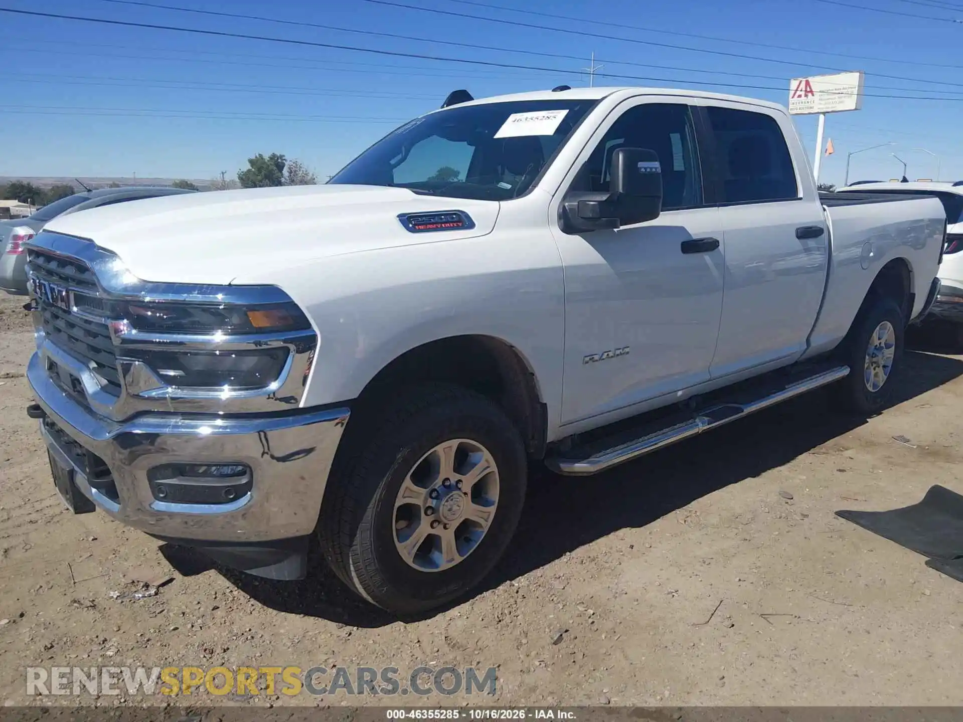 2 Photograph of a damaged car 3C6UR5DJ7TG274021 RAM 2500 2026