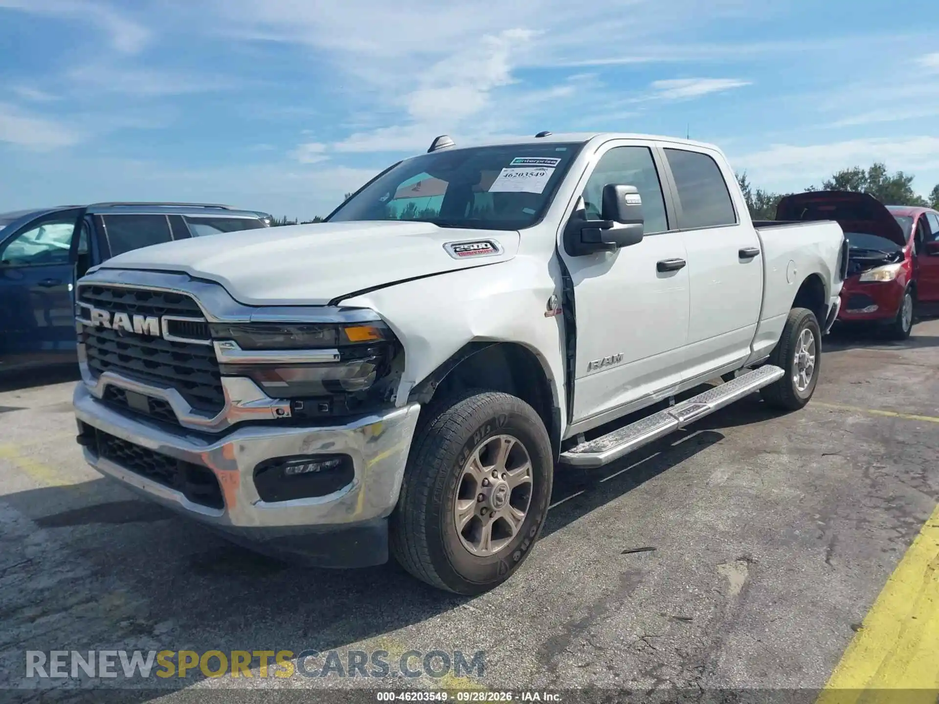 2 Photograph of a damaged car 3C6UR5DL6TG246759 RAM 2500 2026