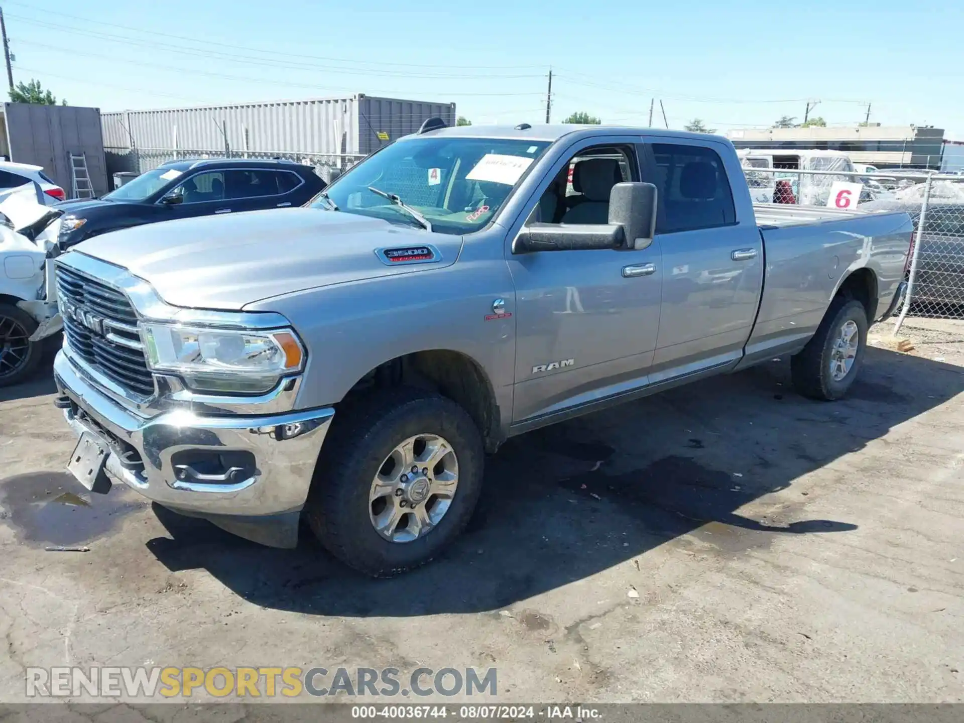 2 Photograph of a damaged car 3C63R3HL6KG624197 RAM 3500 2019