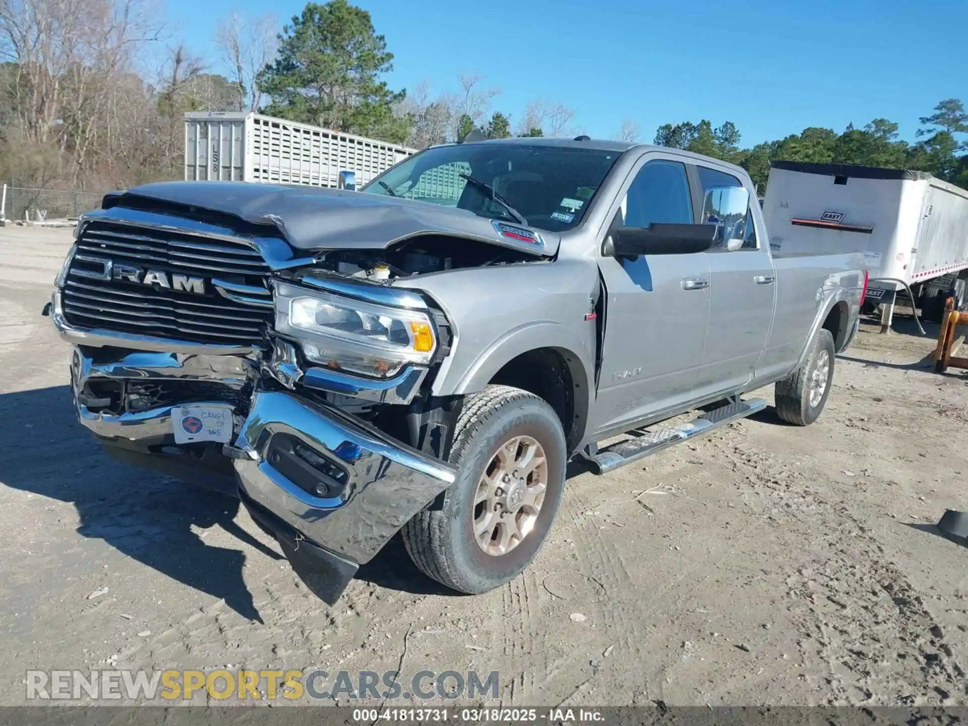 2 Photograph of a damaged car 3C63R3JL4KG716015 RAM 3500 2019