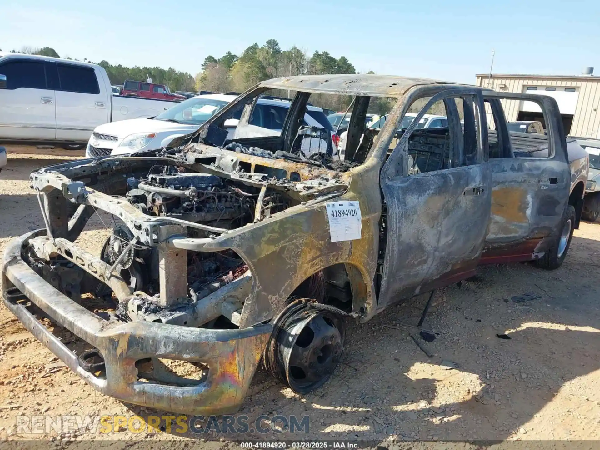 1 Photograph of a damaged car 3C63RRGL9KG628846 RAM 3500 2019
