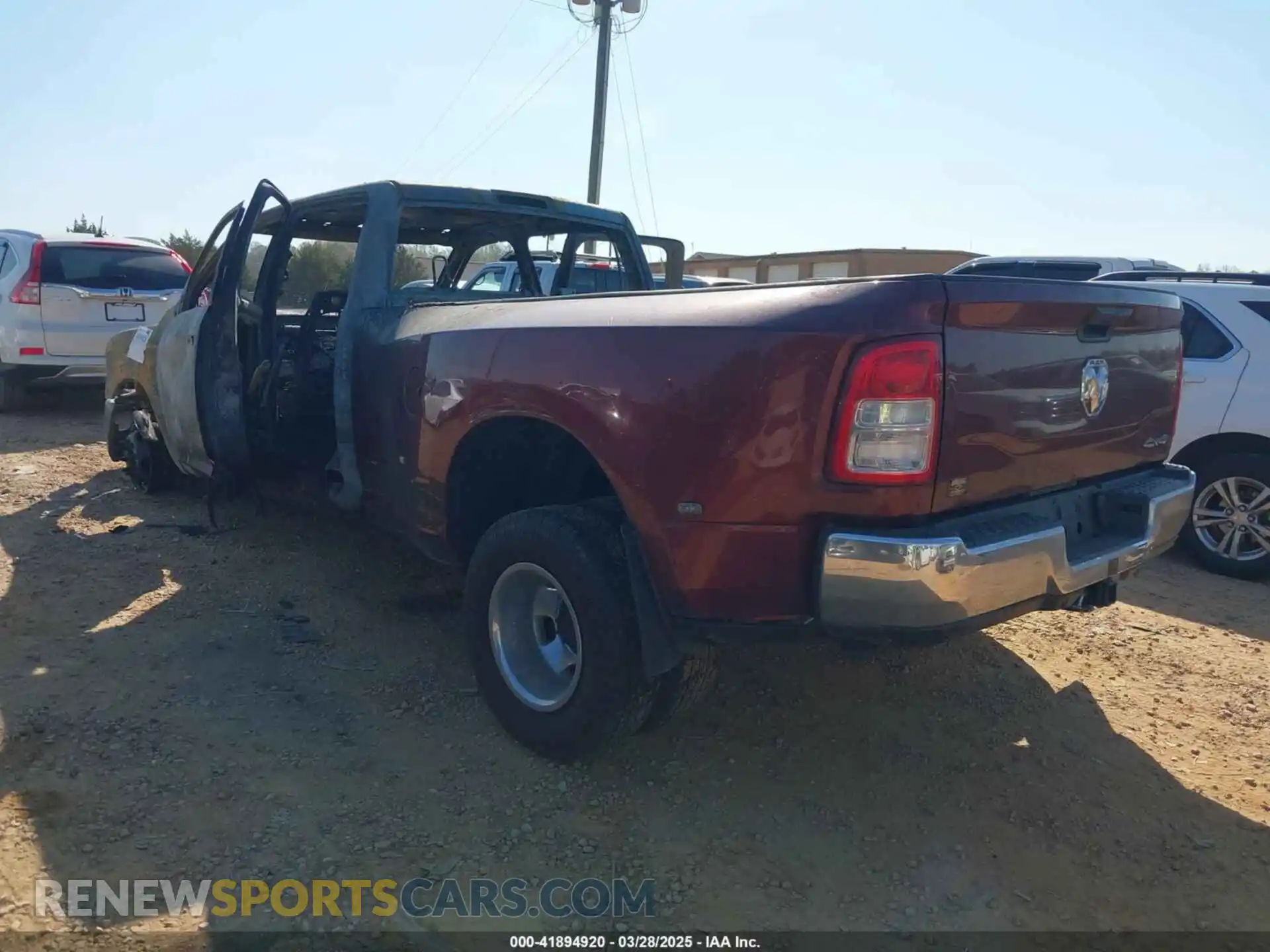 3 Photograph of a damaged car 3C63RRGL9KG628846 RAM 3500 2019