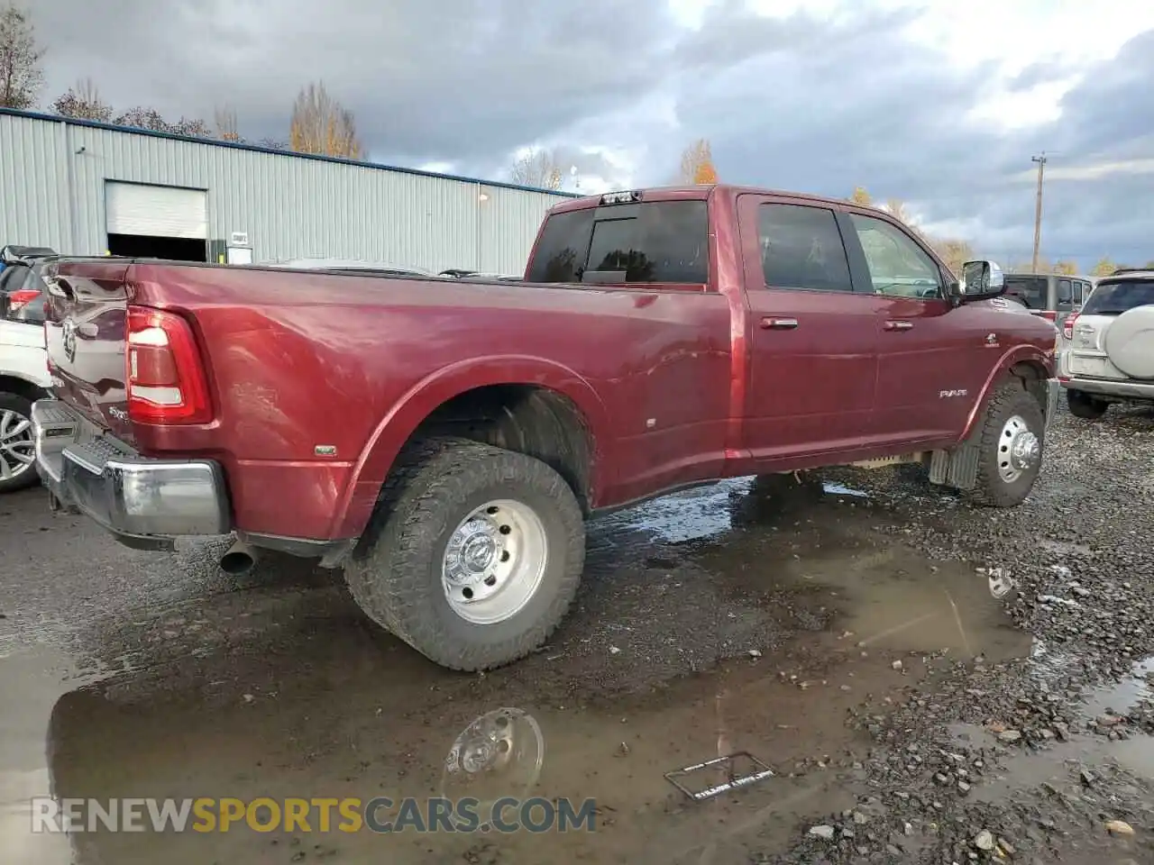 3 fotografías del automóvil dañado 3C63RRJLXKG533124 RAM 3500 2019
