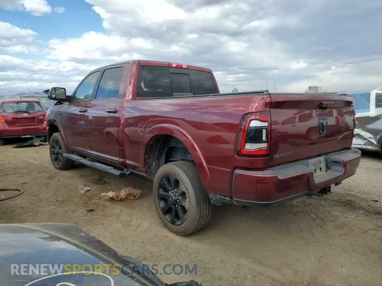 2 Photograph of a damaged car 3C63R3EL4LG246922 RAM 3500 2020