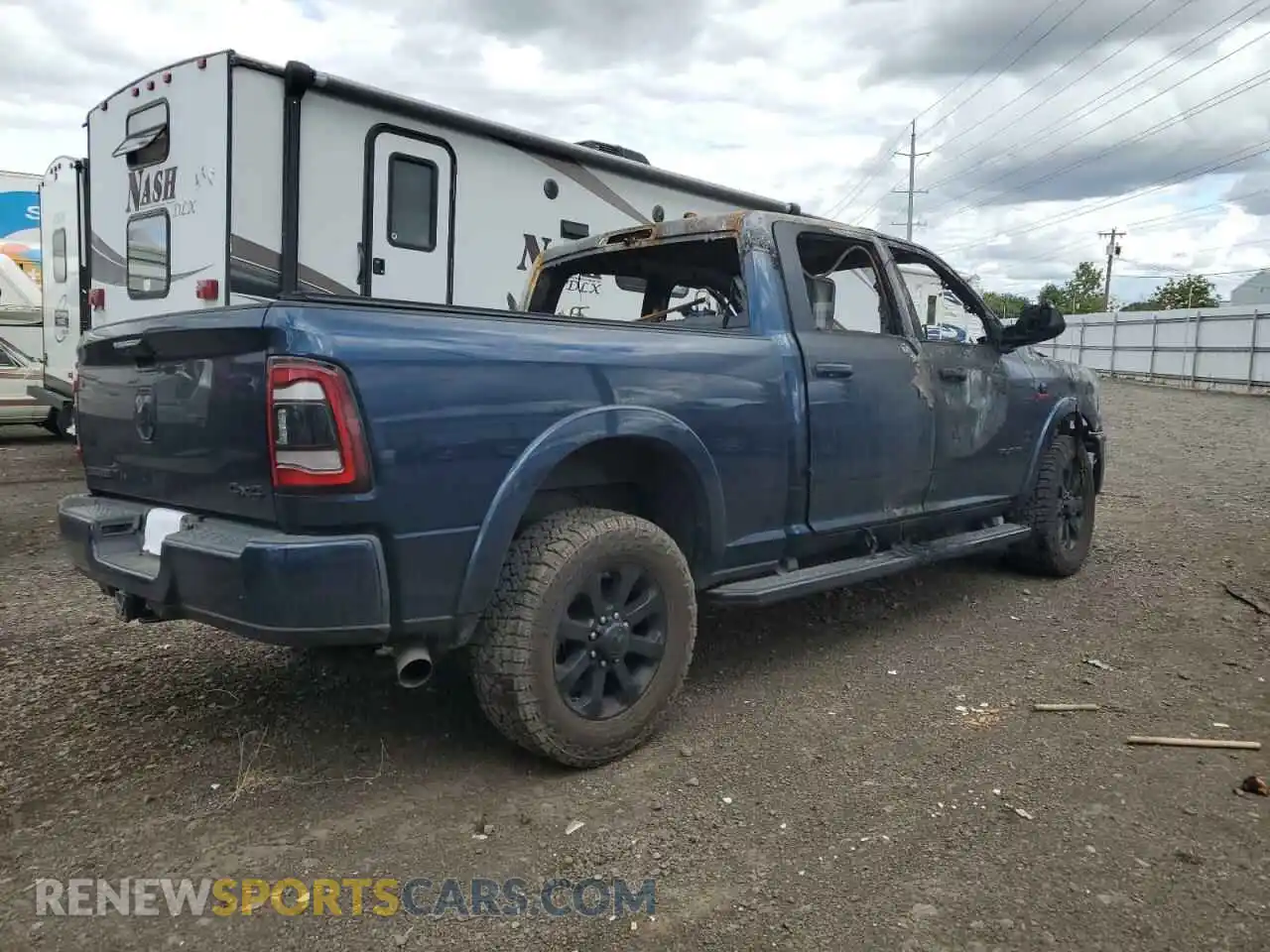 3 Photograph of a damaged car 3C63R3EL5NG161509 RAM 3500 2022