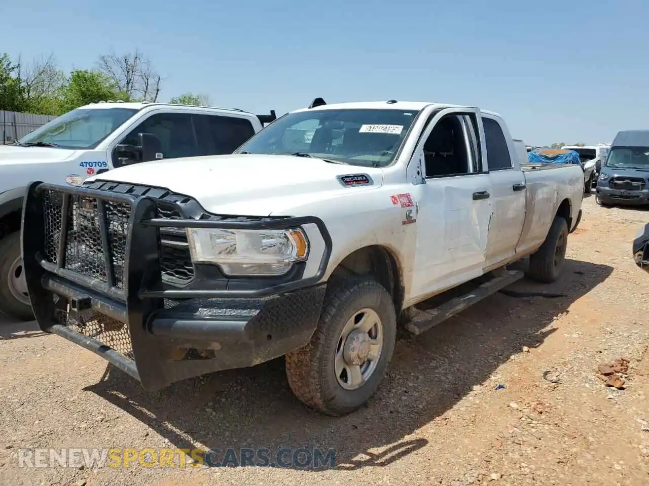 1 Photograph of a damaged car 3C63R3GL4NG238612 RAM 3500 2022