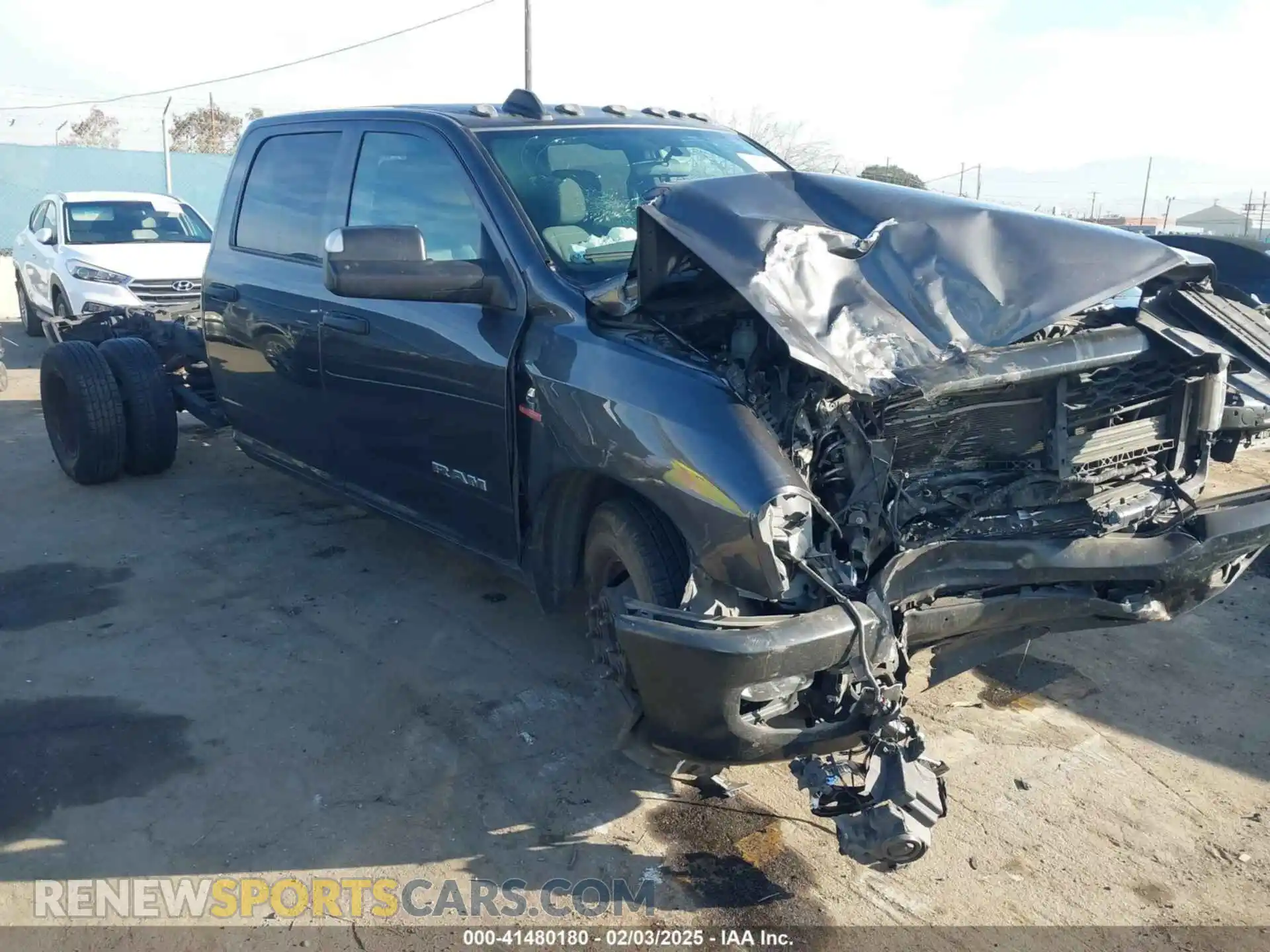1 Photograph of a damaged car 3C63RRGL6NG316195 RAM 3500 2022