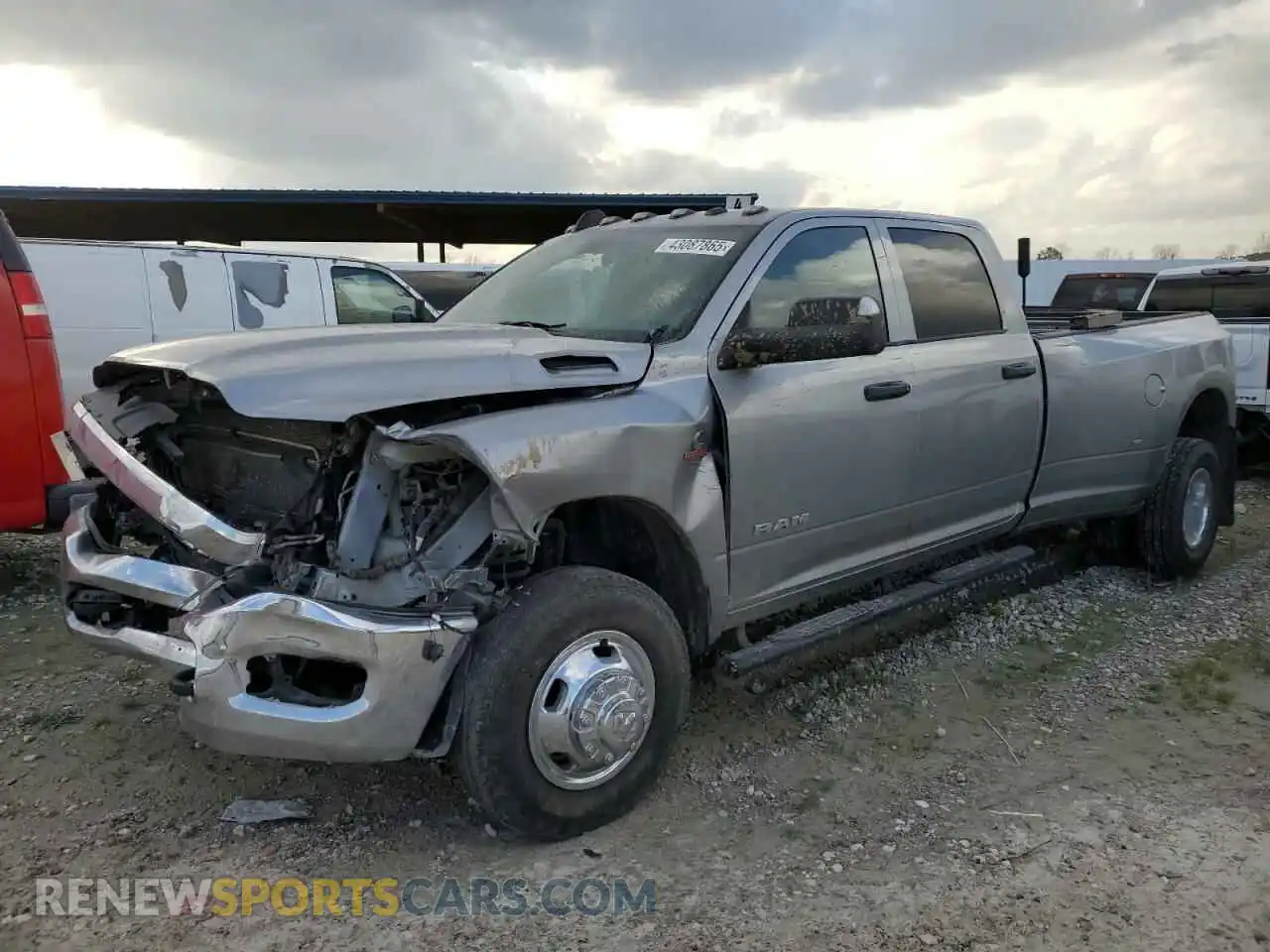 1 Photograph of a damaged car 3C63RRGL9NG151825 RAM 3500 2022