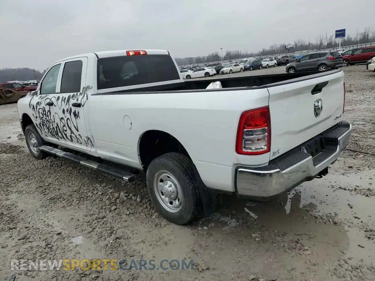 2 Photograph of a damaged car 3C63R3GJ7RG312206 RAM 3500 2024