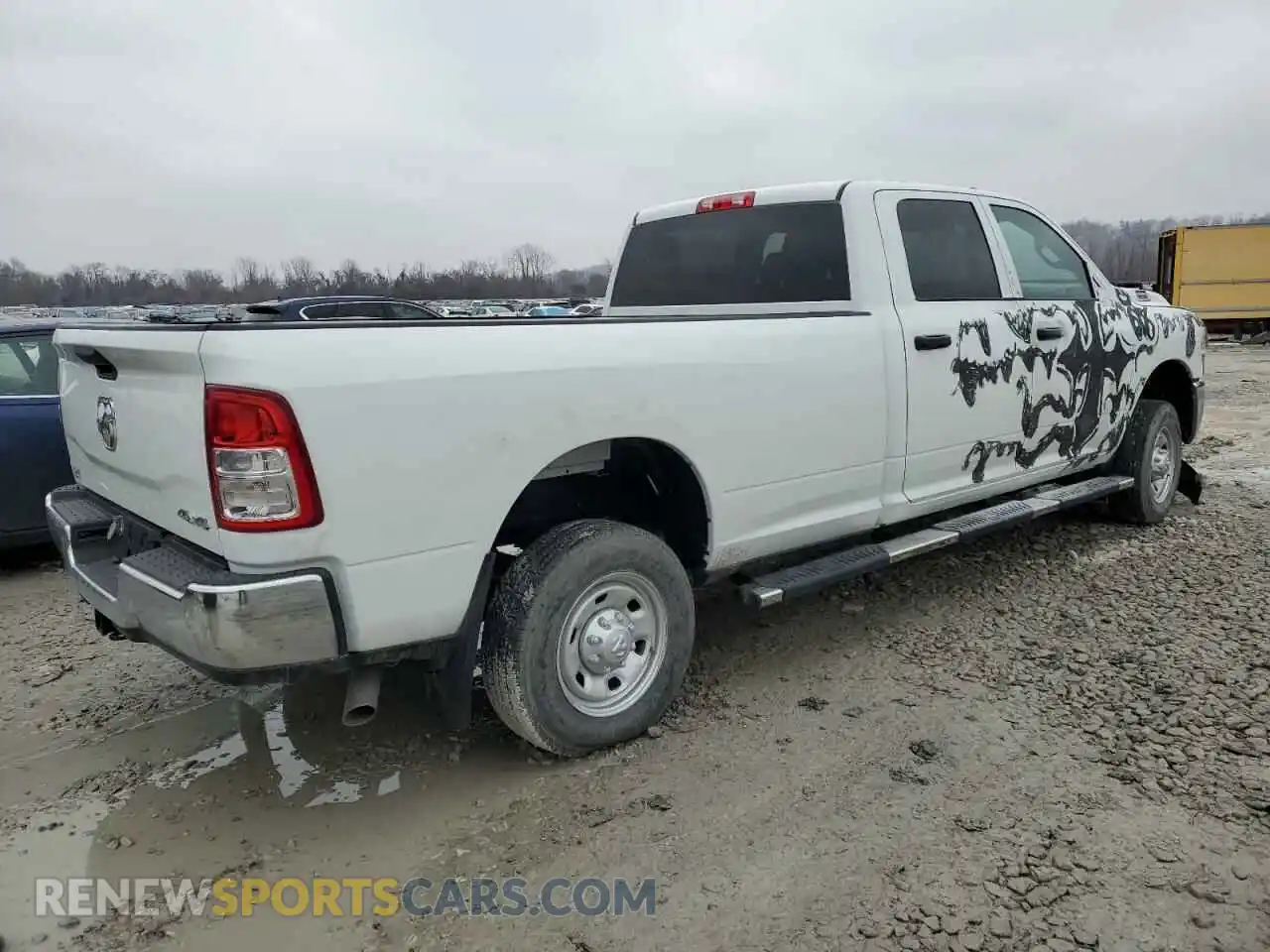 3 Photograph of a damaged car 3C63R3GJ7RG312206 RAM 3500 2024