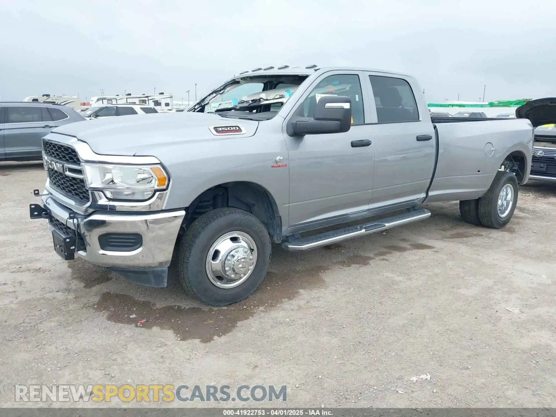 2 Photograph of a damaged car 3C63RRGL4RG241955 RAM 3500 2024