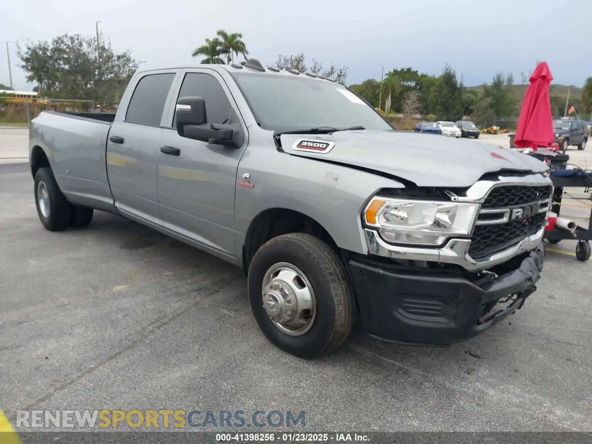 1 Photograph of a damaged car 3C63RRGL5RG155781 RAM 3500 2024