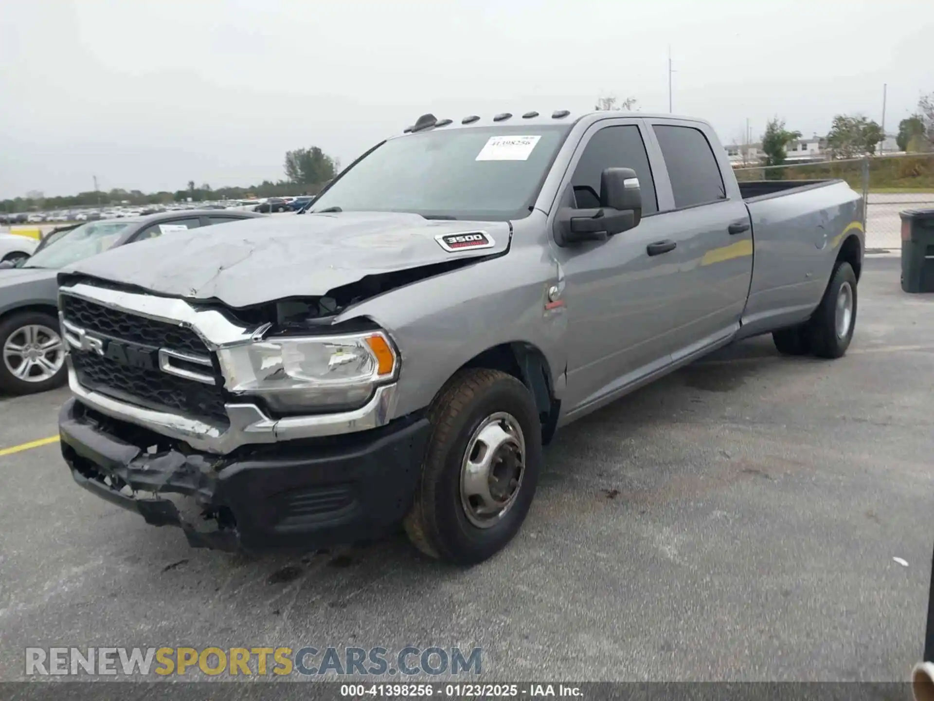2 Photograph of a damaged car 3C63RRGL5RG155781 RAM 3500 2024
