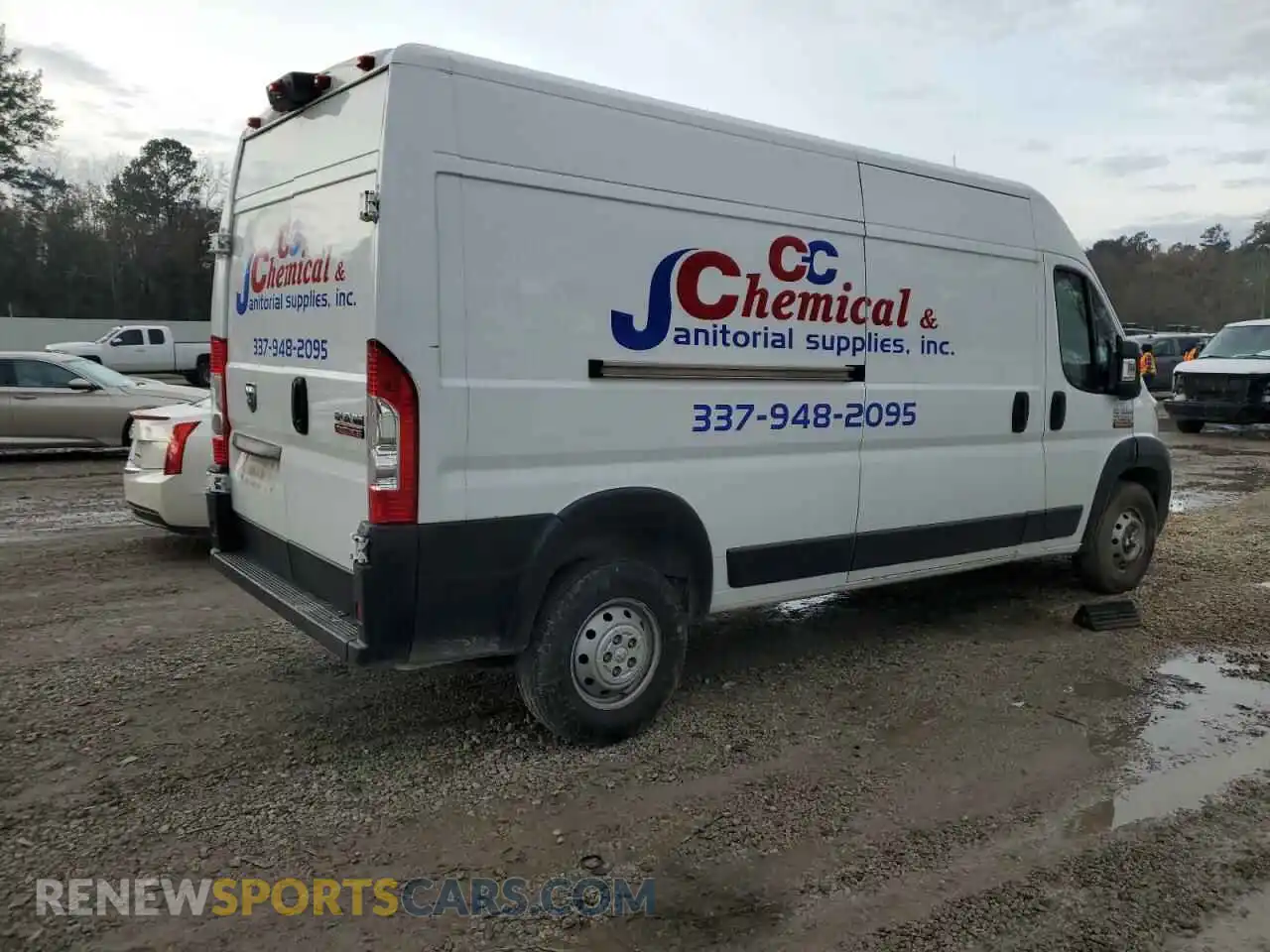 3 Photograph of a damaged car 3C6TRVDG4KE507783 RAM All Models 2019
