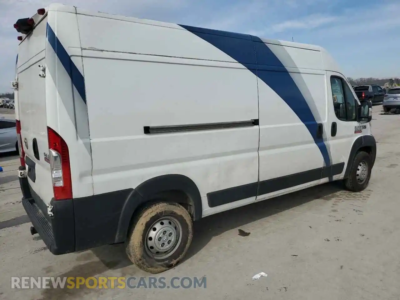 3 Photograph of a damaged car 3C6TRVDG8KE519371 RAM All Models 2019