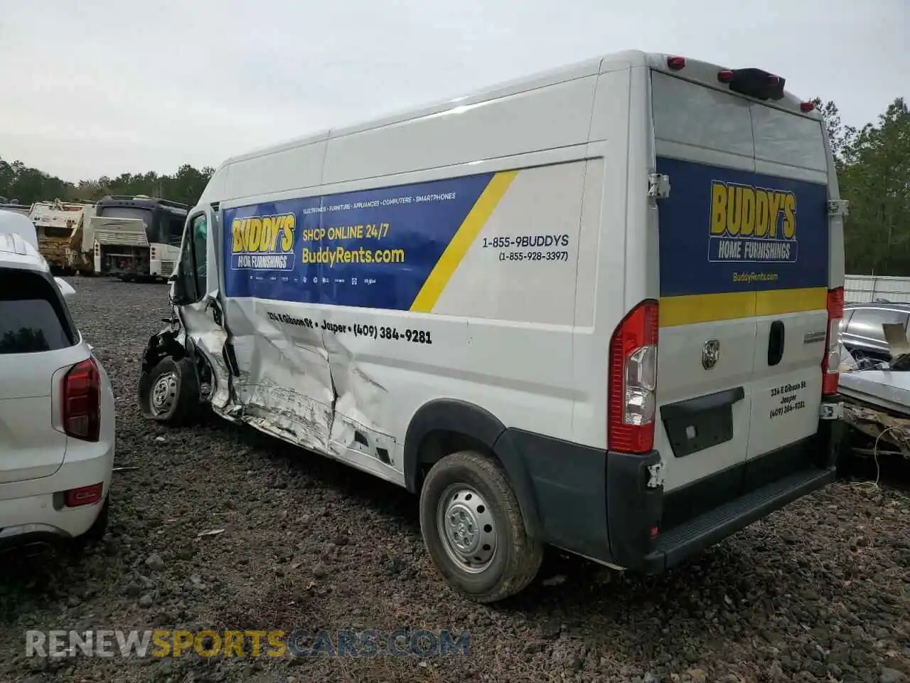 2 Photograph of a damaged car 3C6LRVDG3PE558604 RAM All Models 2023