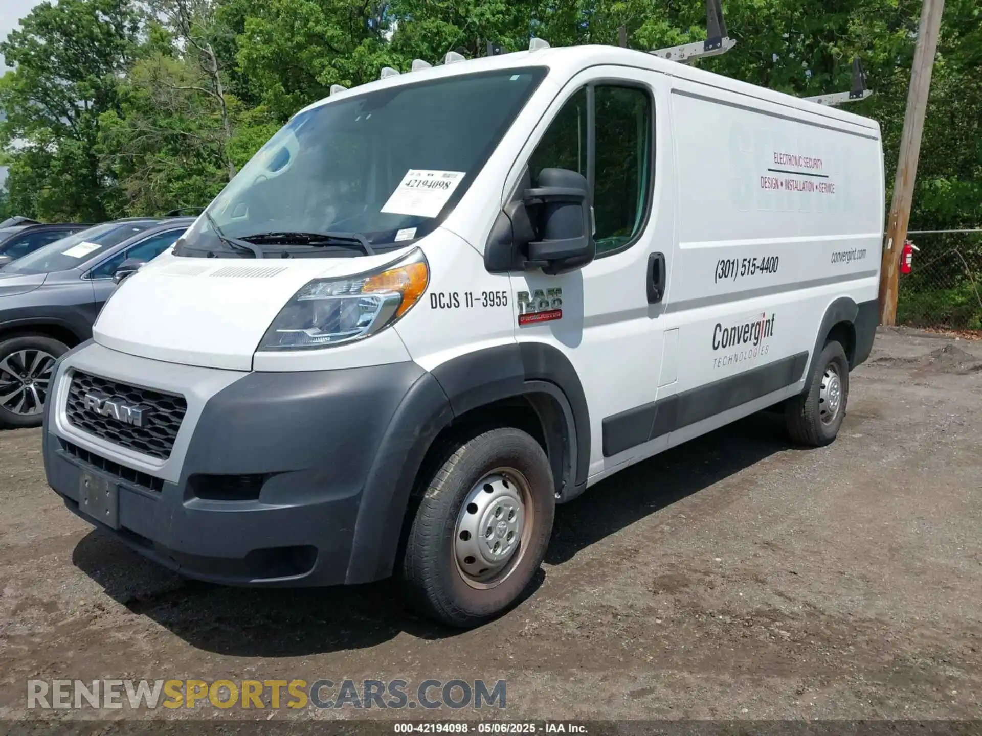 2 Фотография поврежденного автомобиля 3C6TRVAG0KE555835 RAM PROMASTER 1500 2019