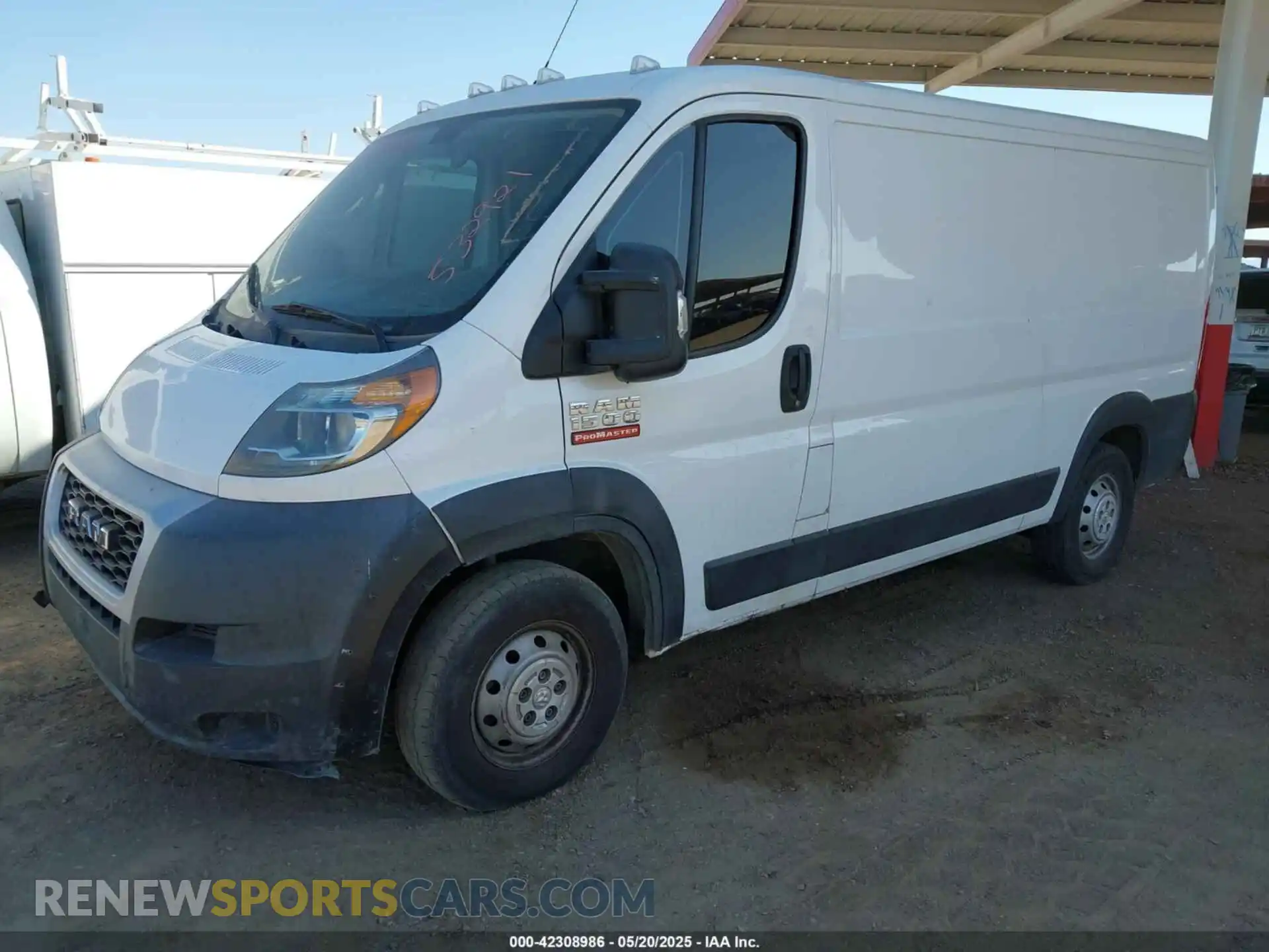 2 Фотография поврежденного автомобиля 3C6TRVAGXKE532921 RAM PROMASTER 1500 2019