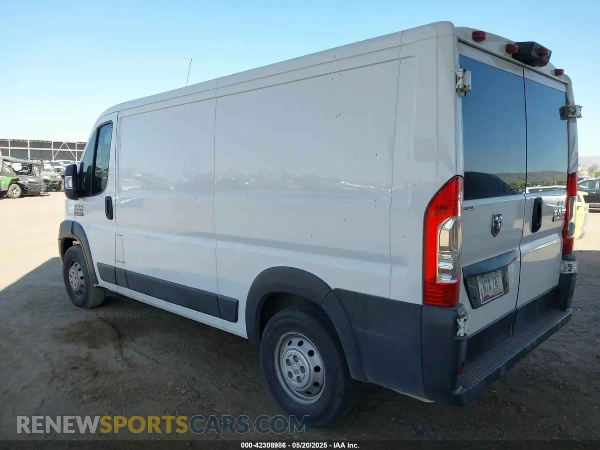 3 Фотография поврежденного автомобиля 3C6TRVAGXKE532921 RAM PROMASTER 1500 2019