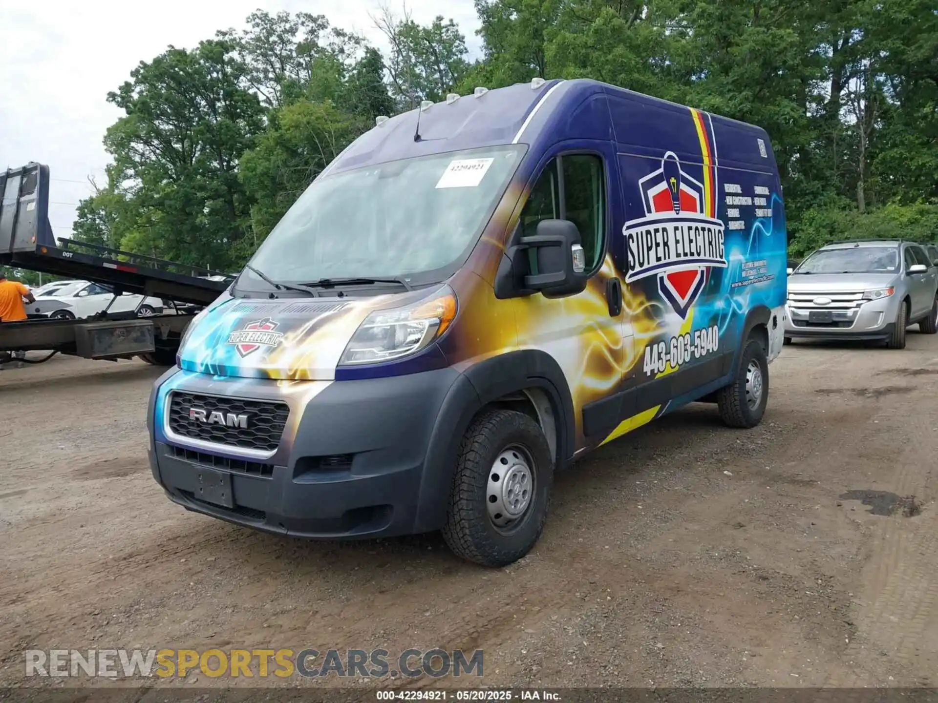 2 Фотография поврежденного автомобиля 3C6TRVBG5KE565887 RAM PROMASTER 1500 2019