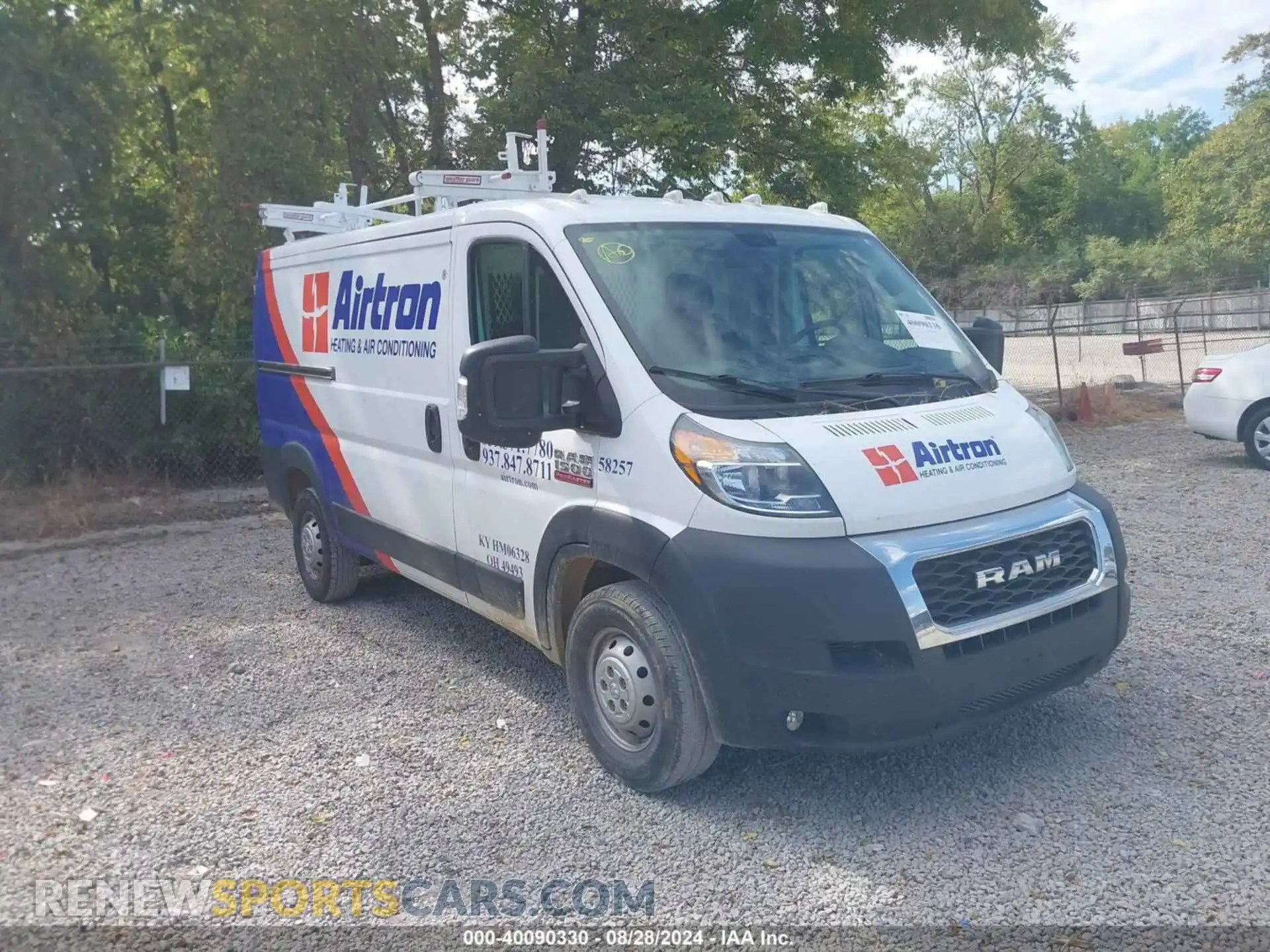 1 Photograph of a damaged car 3C6LRVAG4ME553606 RAM PROMASTER 1500 2021
