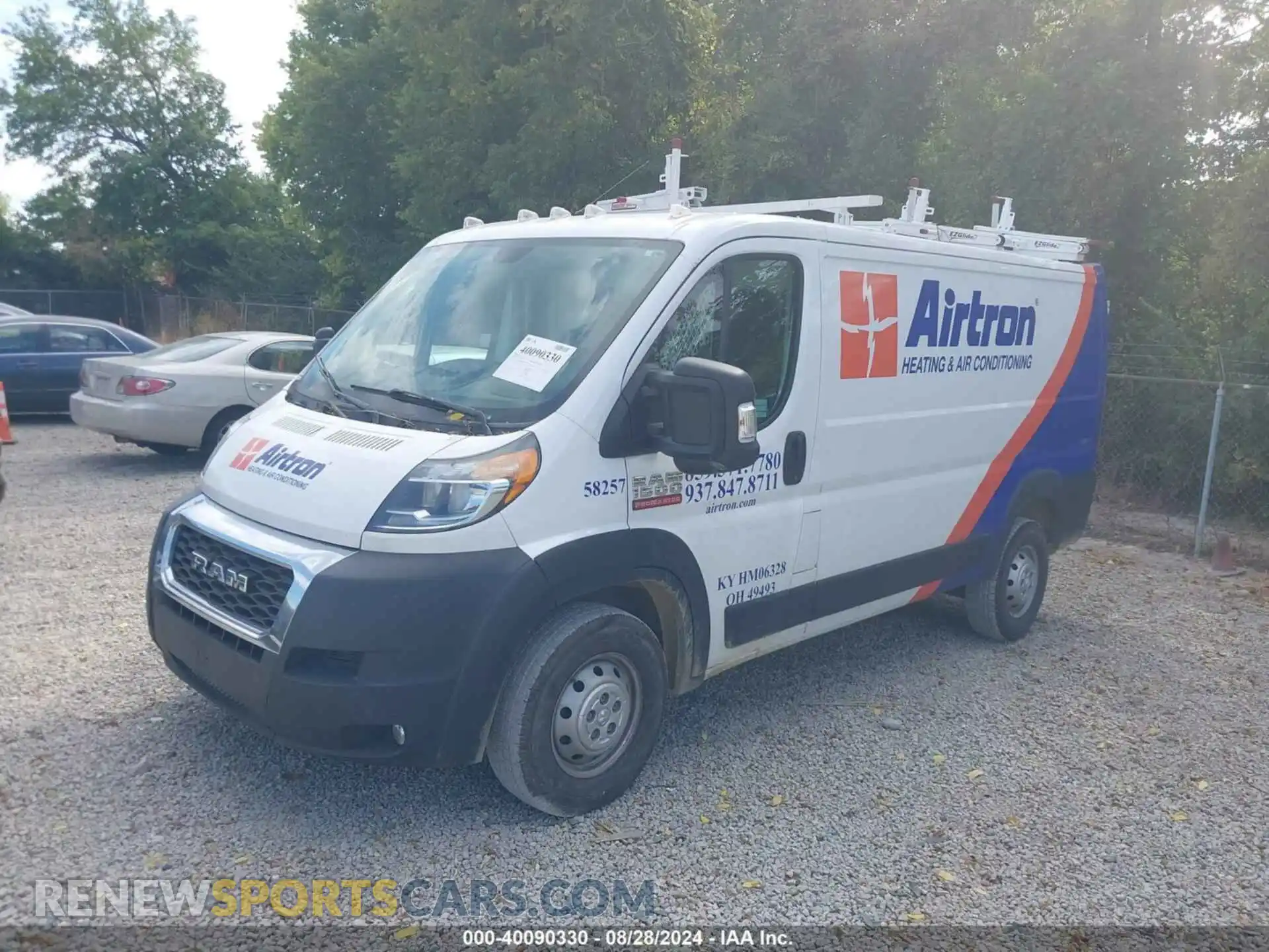 2 Photograph of a damaged car 3C6LRVAG4ME553606 RAM PROMASTER 1500 2021