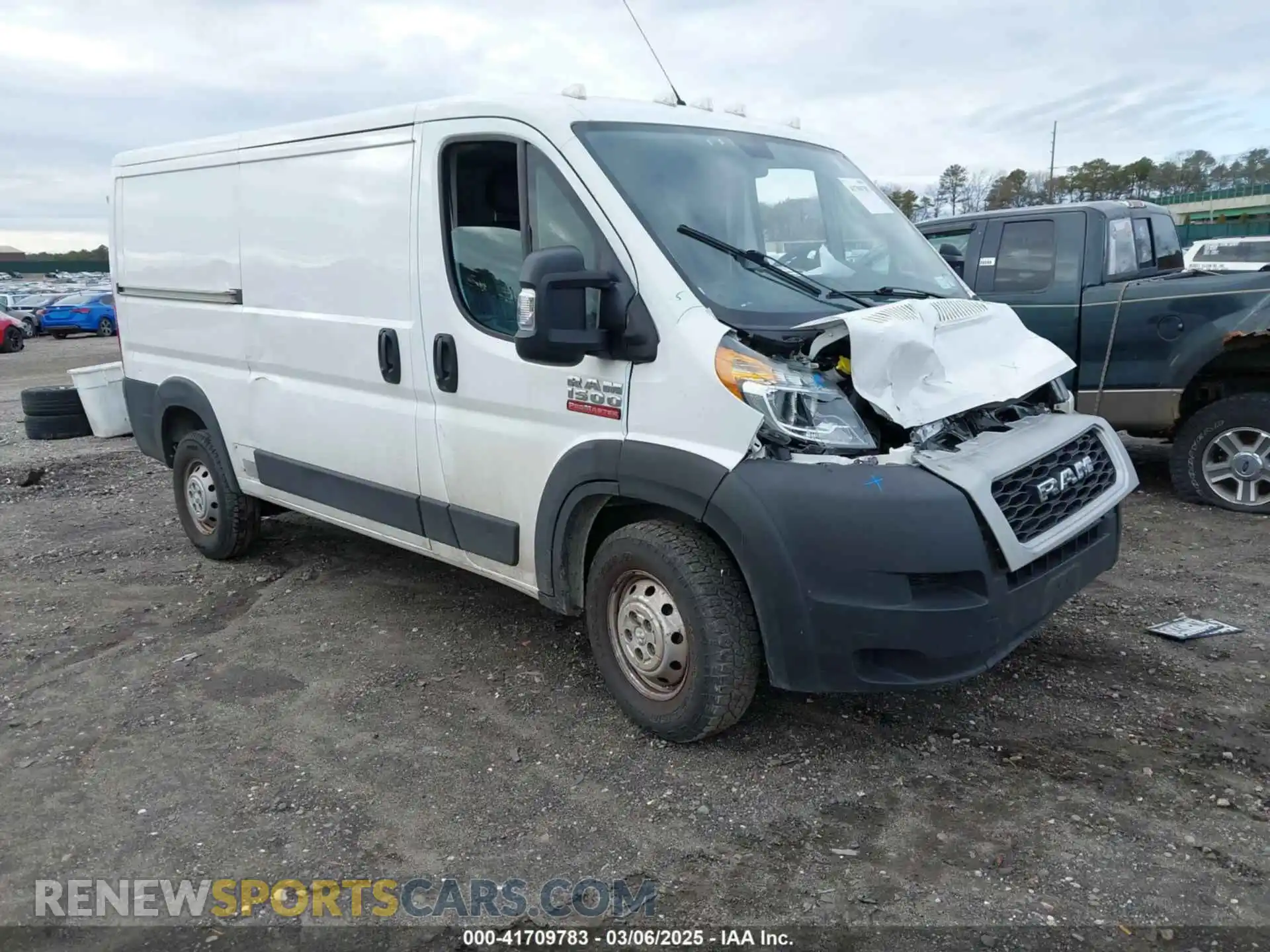 1 Photograph of a damaged car 3C6LRVAGXME559894 RAM PROMASTER 1500 2021