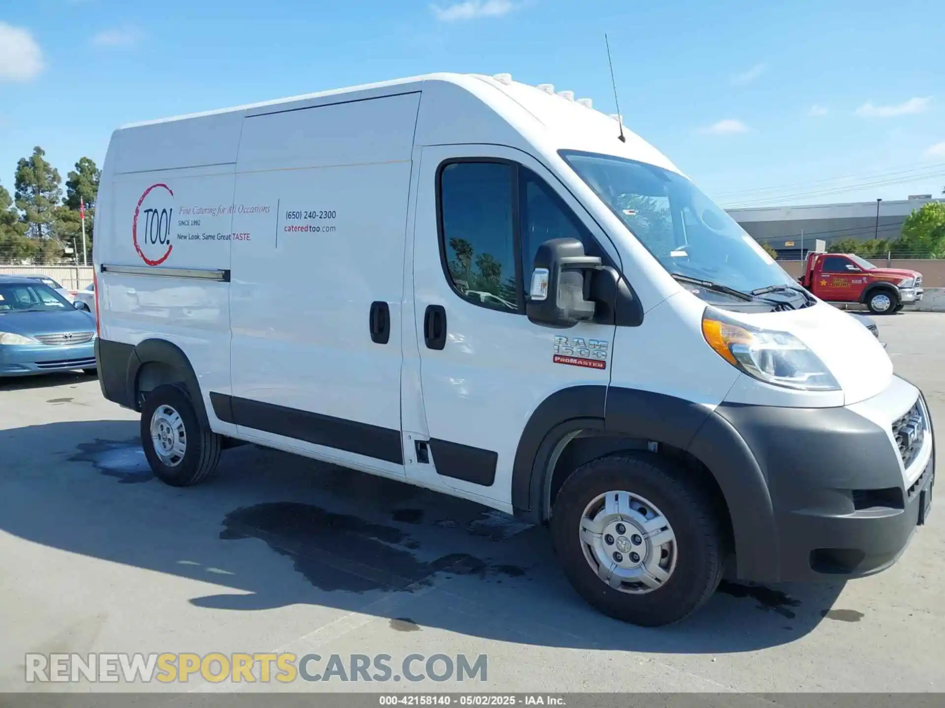 1 Photograph of a damaged car 3C6LRVBG5ME567156 RAM PROMASTER 1500 2021